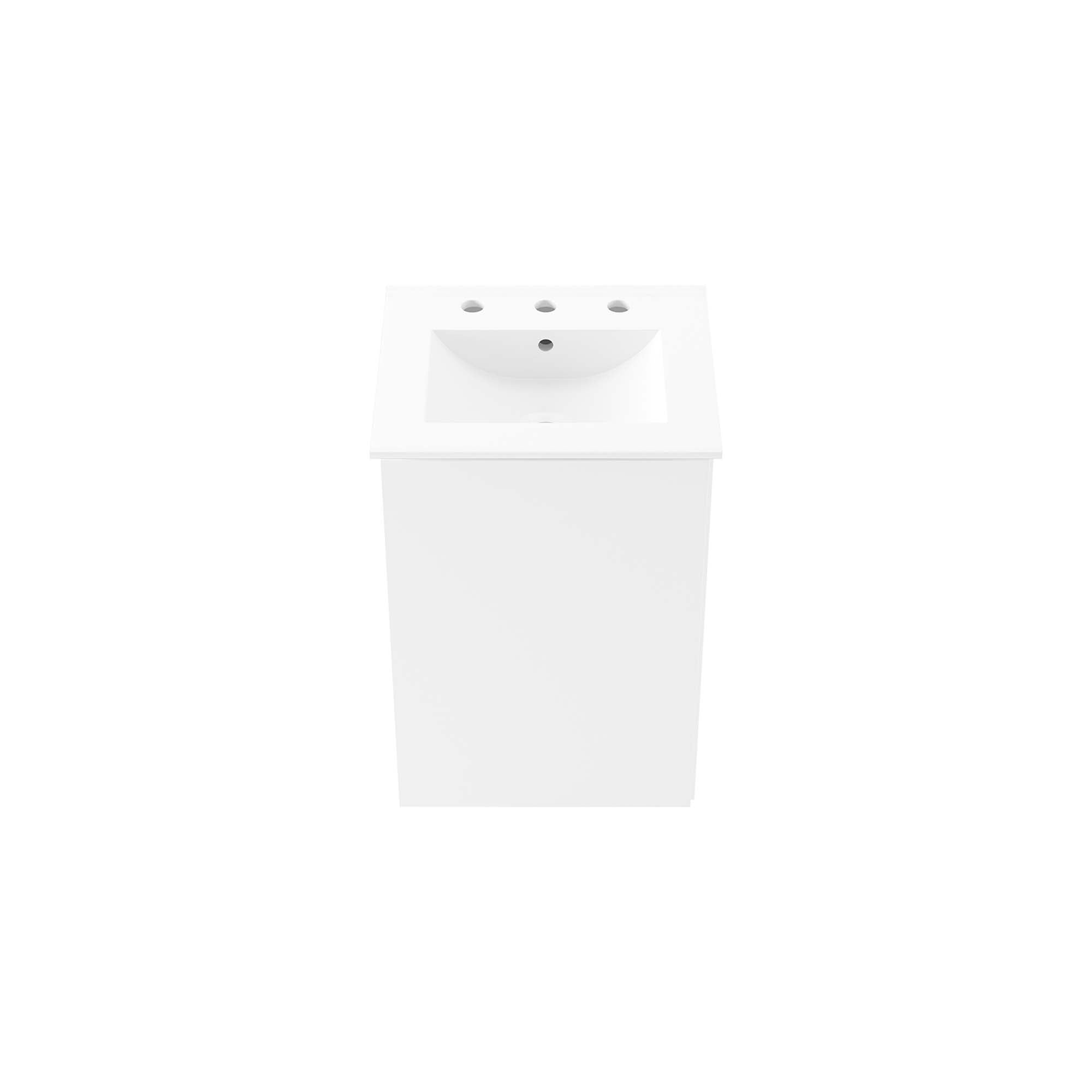 Bryn Wall-Mount Bathroom Vanity Basin Included by Modway