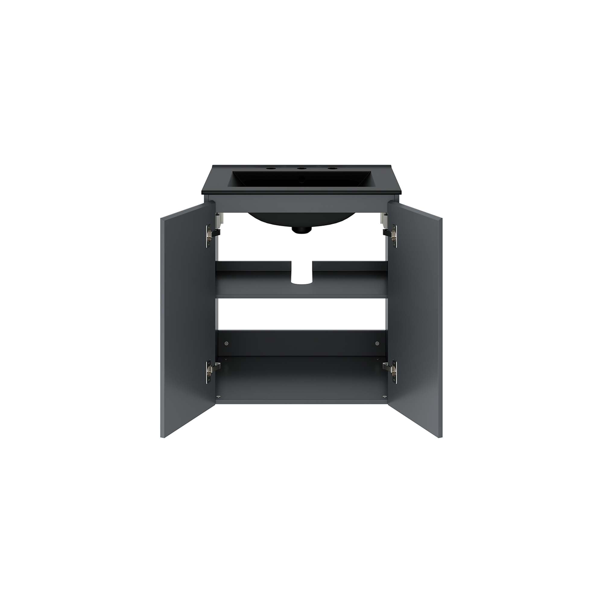 Bryn Wall-Mount Bathroom Vanity Basin Included by Modway