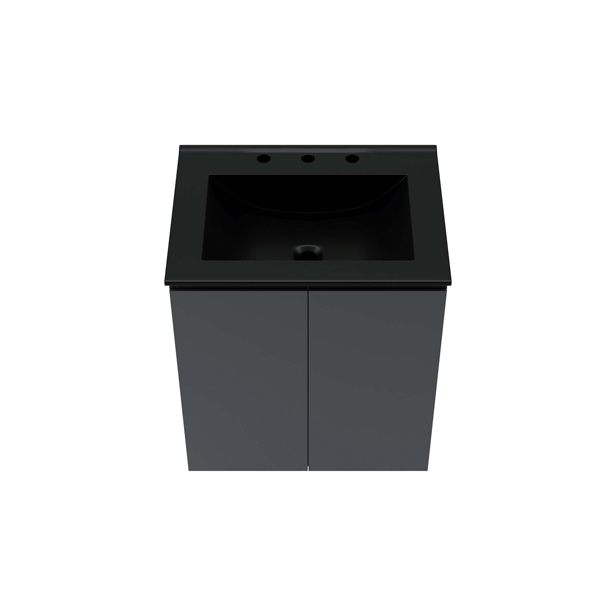 Bryn Wall-Mount Bathroom Vanity Basin Included by Modway