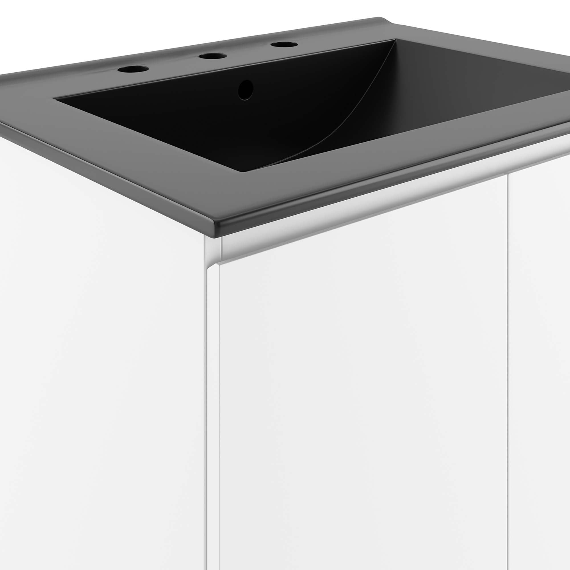 Bryn Wall-Mount Bathroom Vanity Basin Included by Modway