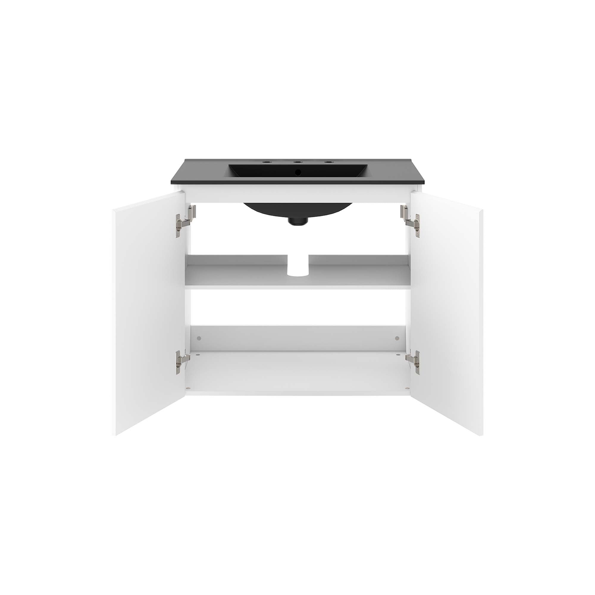 Bryn Wall-Mount Bathroom Vanity Basin Included by Modway