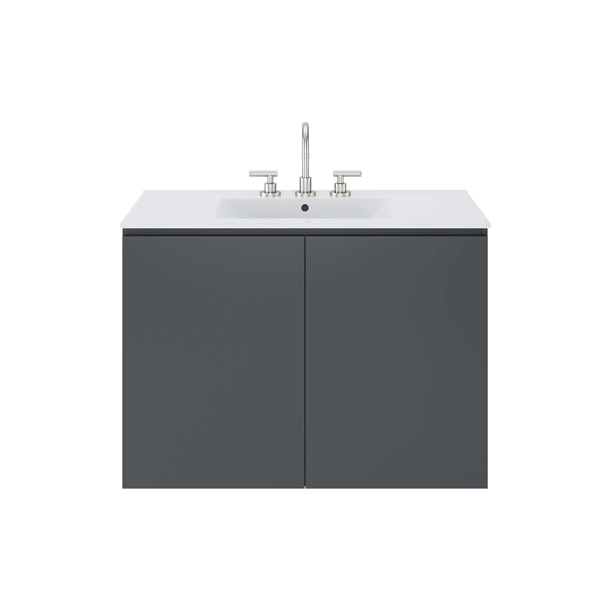 Bryn Wall-Mount Bathroom Vanity Basin Included by Modway