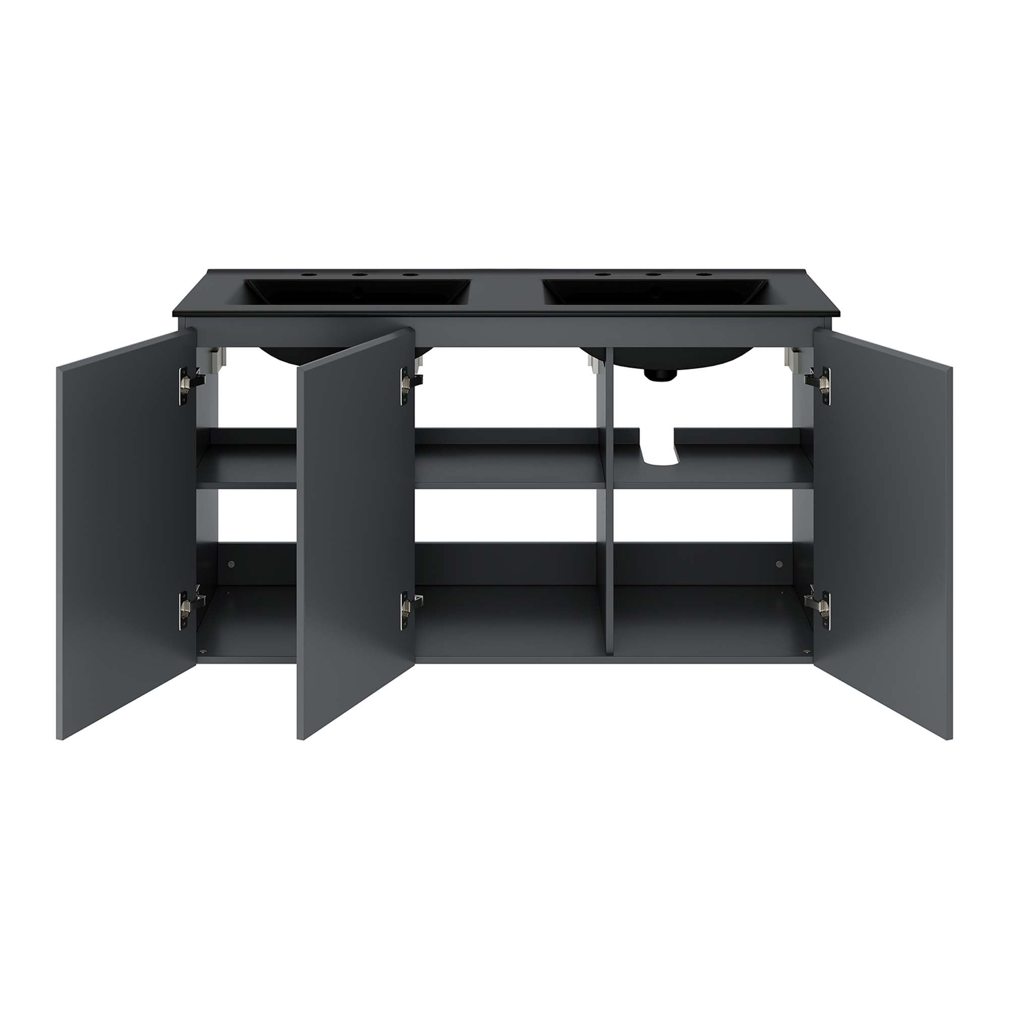 Bryn Wall-Mount Bathroom Vanity Basin Included by Modway