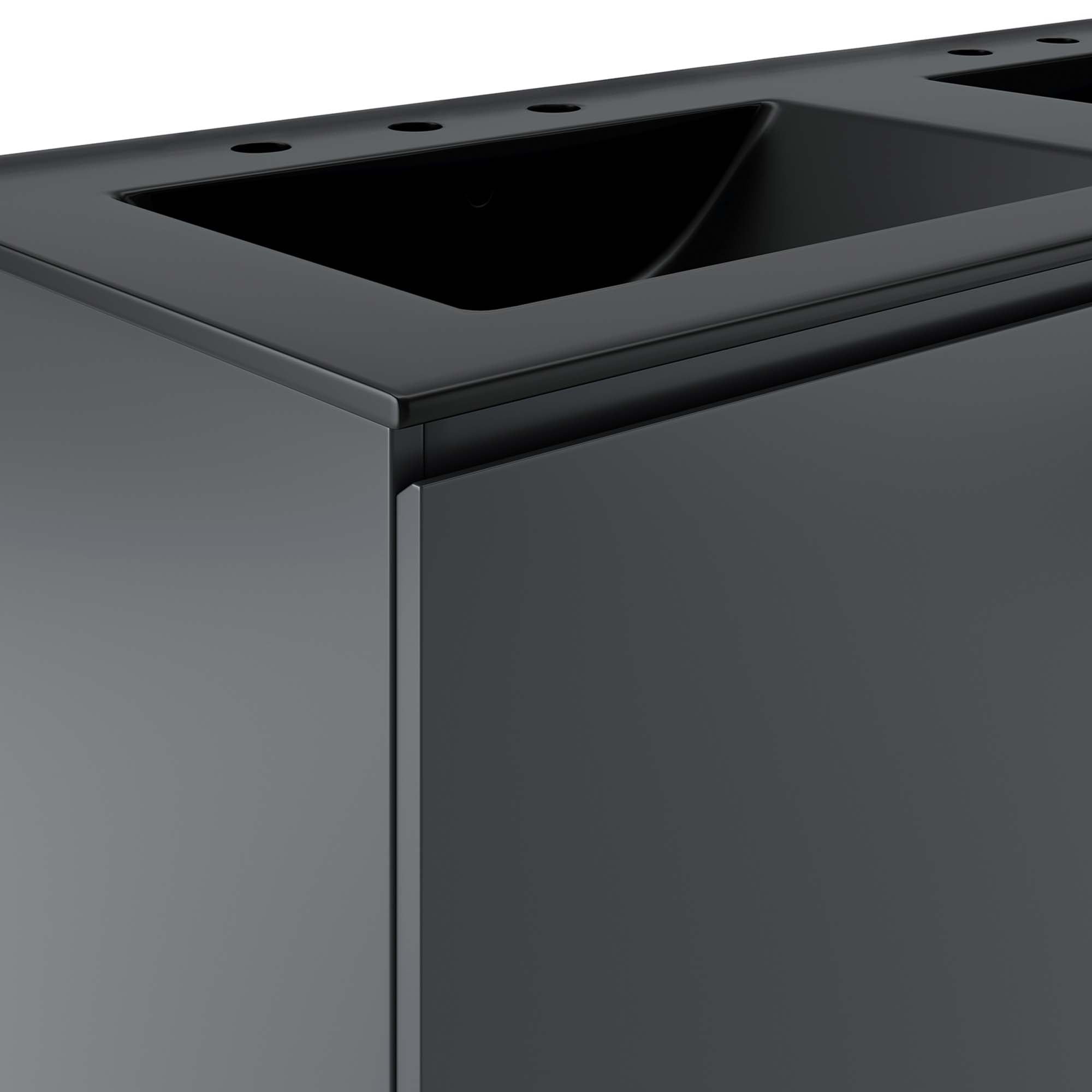 Bryn Wall-Mount Bathroom Vanity Basin Included by Modway