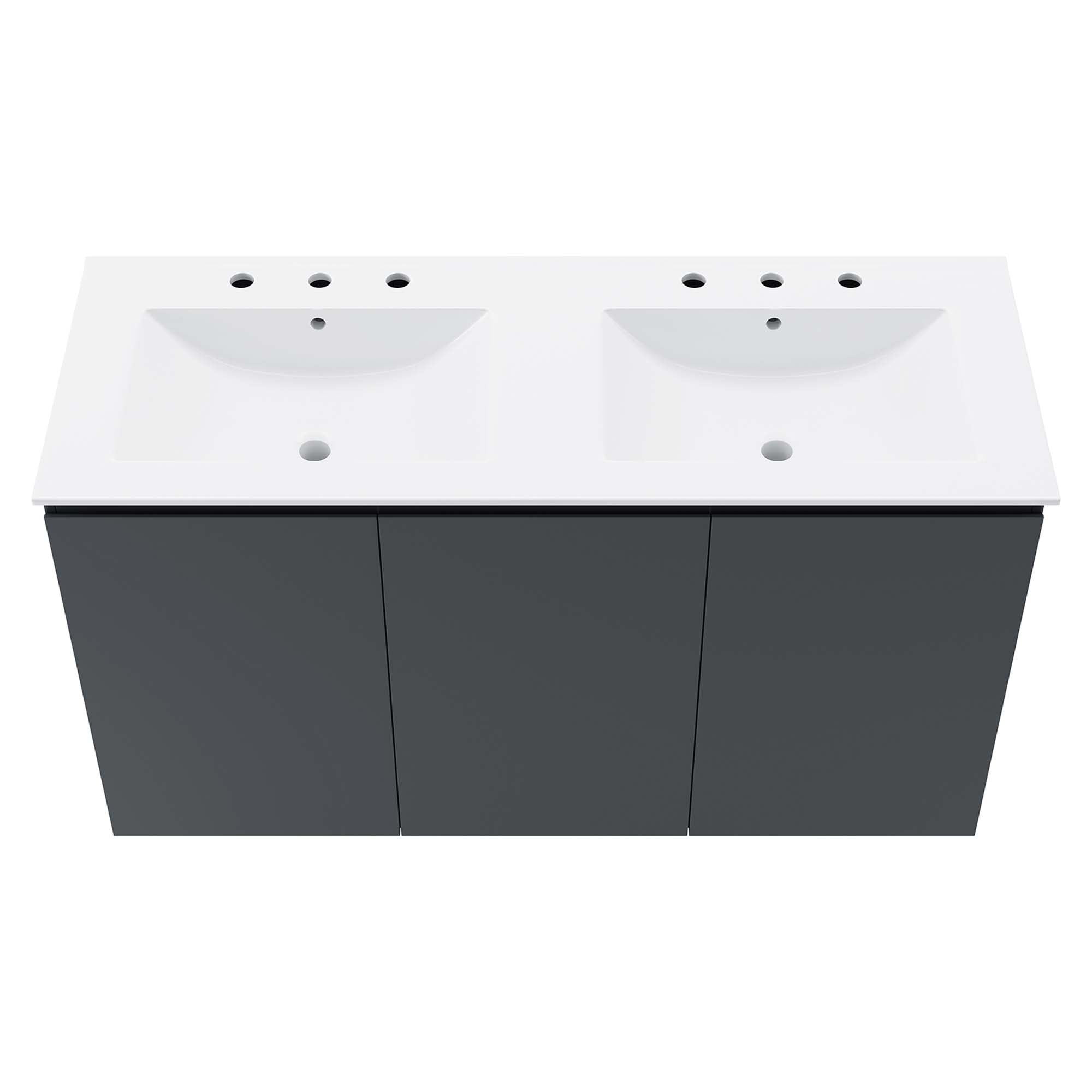 Bryn Wall-Mount Bathroom Vanity Basin Included by Modway