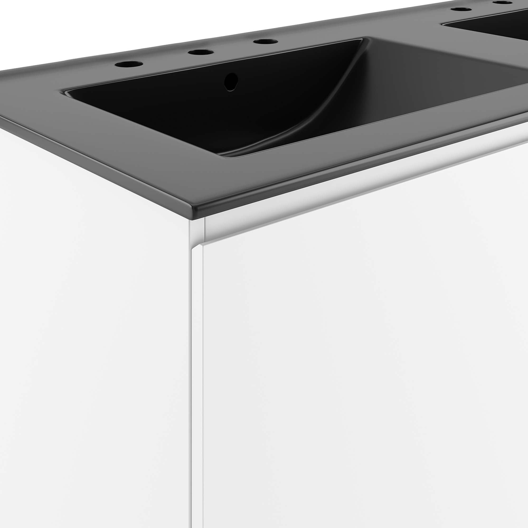 Bryn Wall-Mount Bathroom Vanity Basin Included by Modway