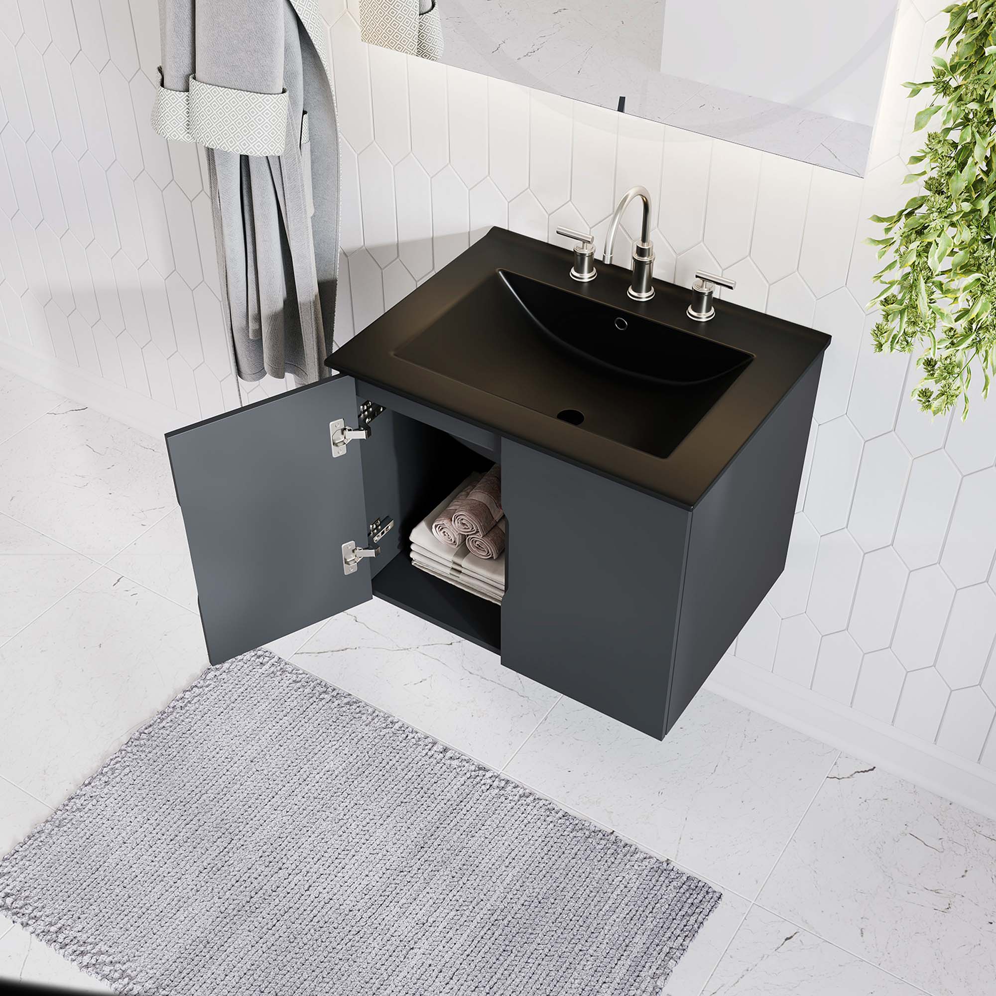Vitality Bathroom Vanity Basin Included by Modway