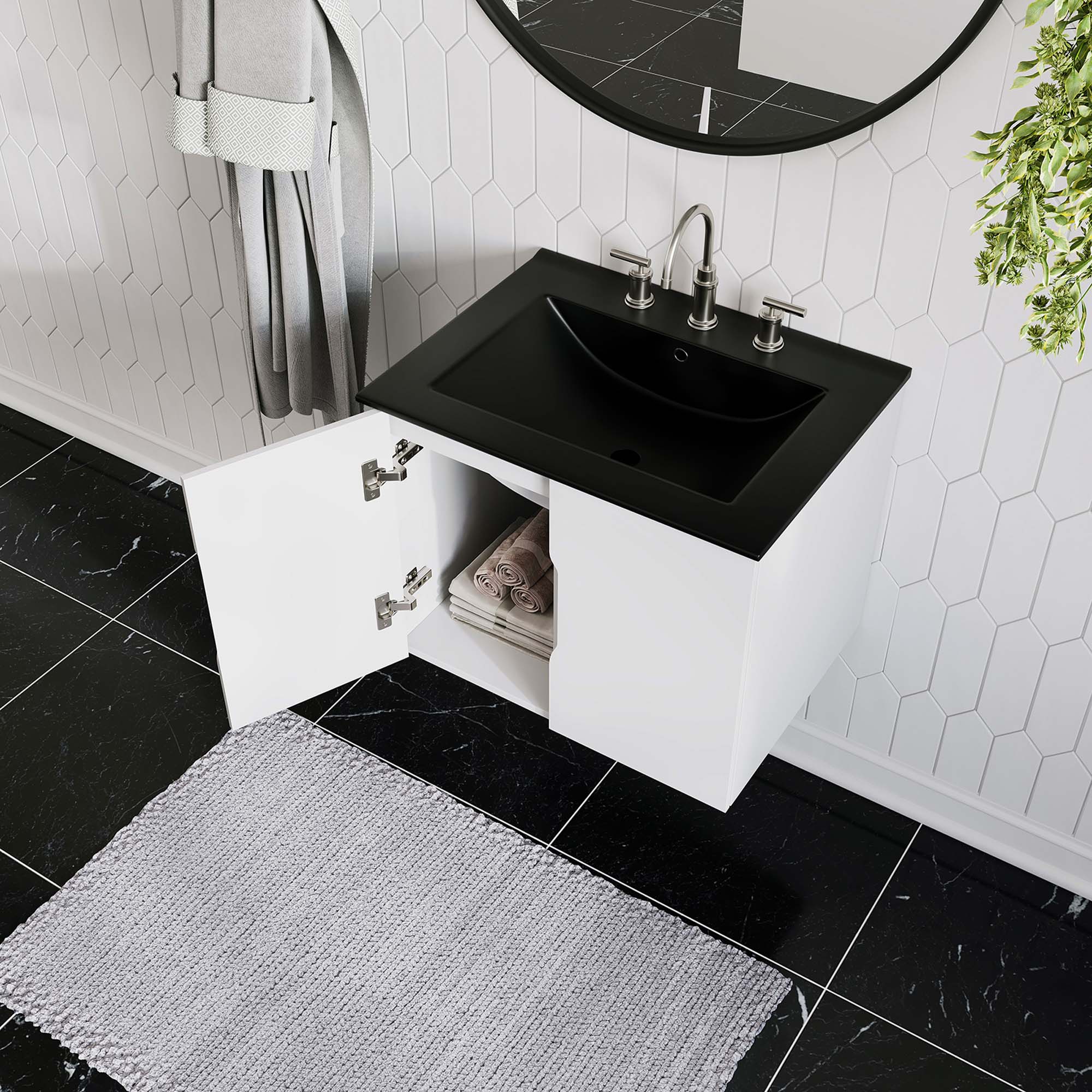 Vitality Bathroom Vanity Basin Included by Modway