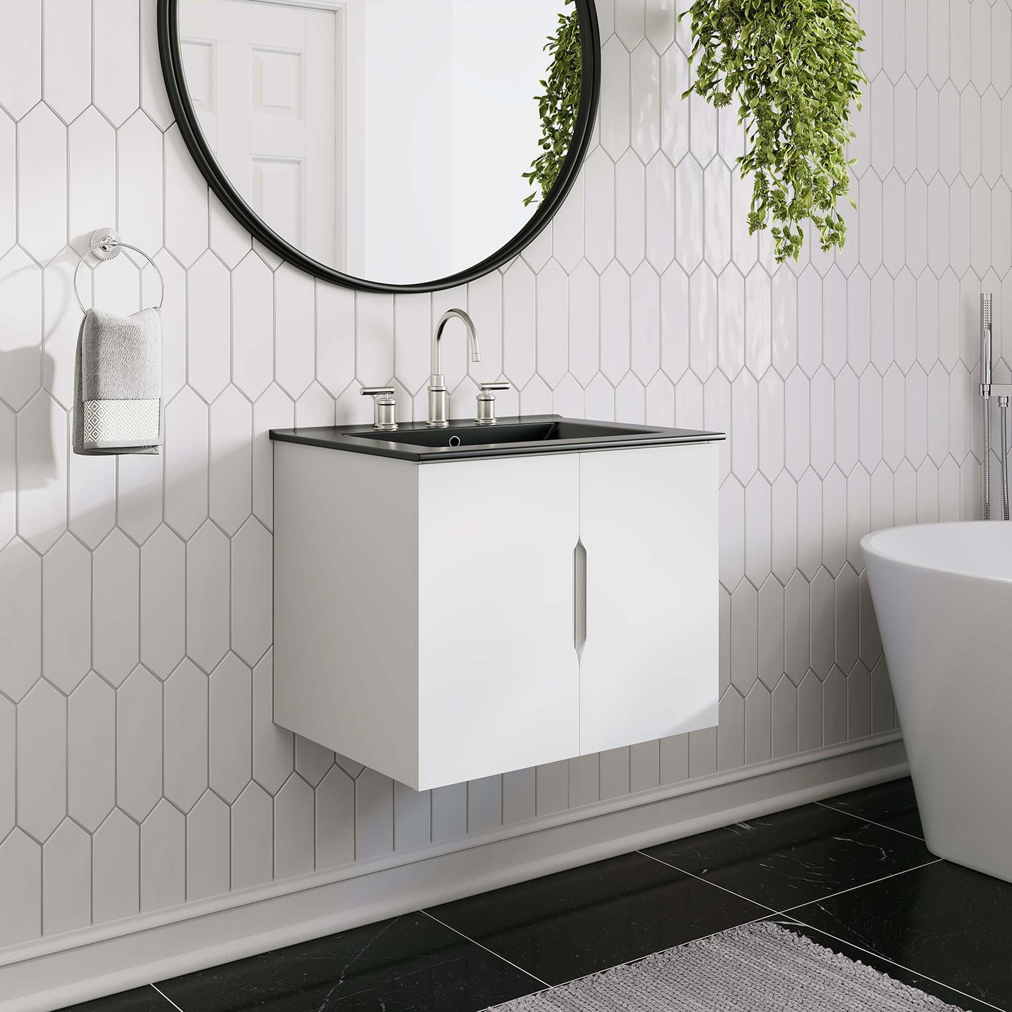 Vitality Bathroom Vanity Basin Included by Modway