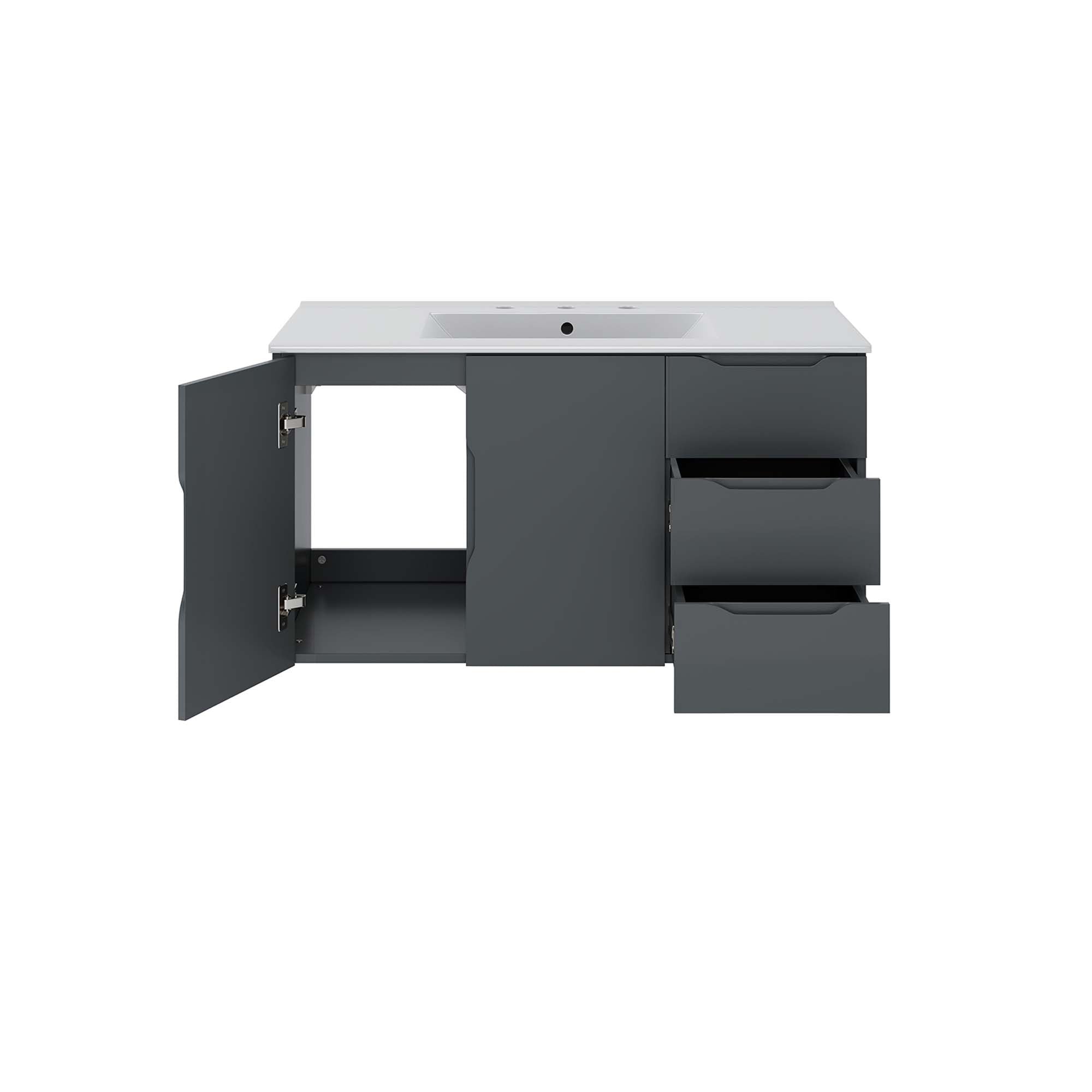 Vitality Bathroom Vanity Basin Included by Modway