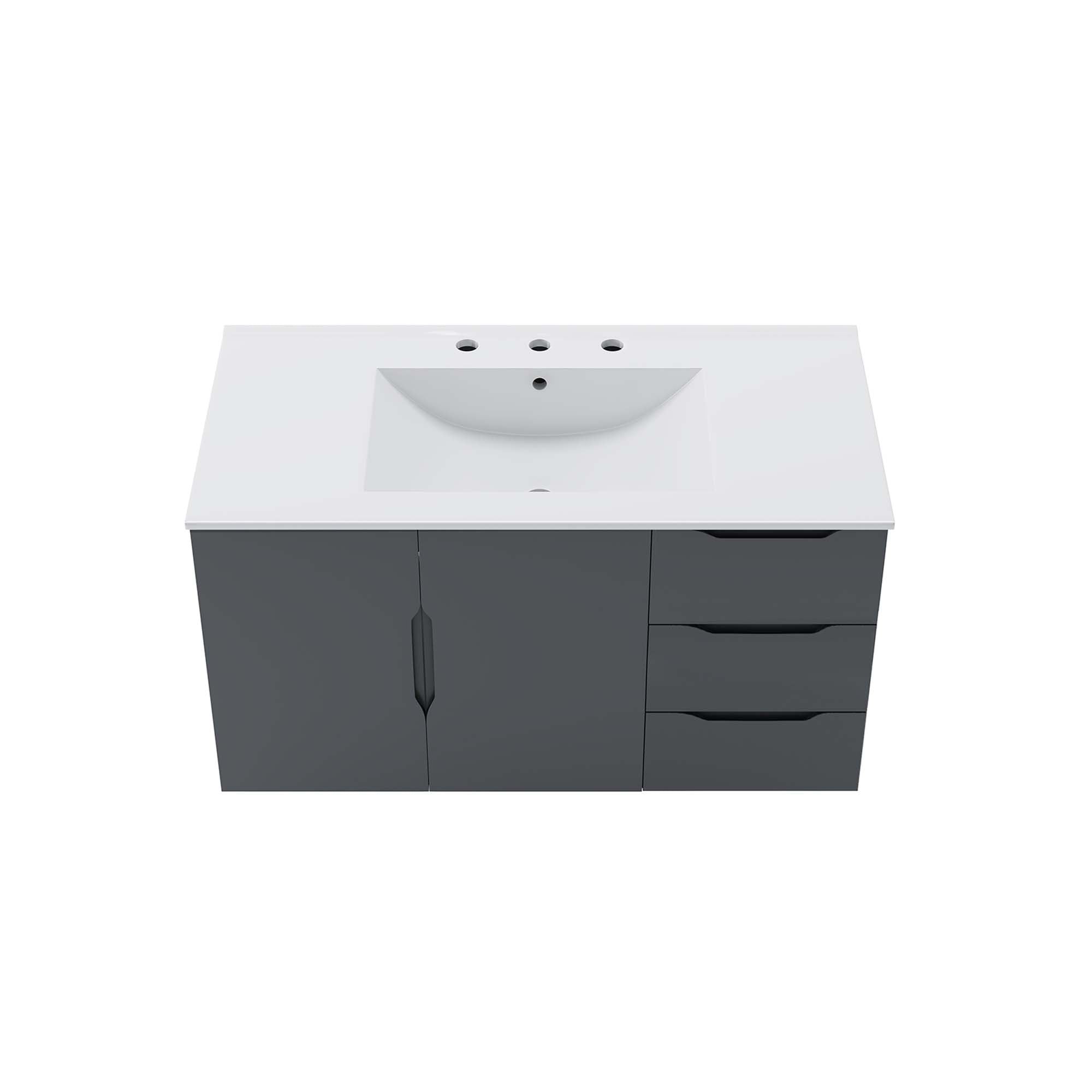 Vitality Bathroom Vanity Basin Included by Modway