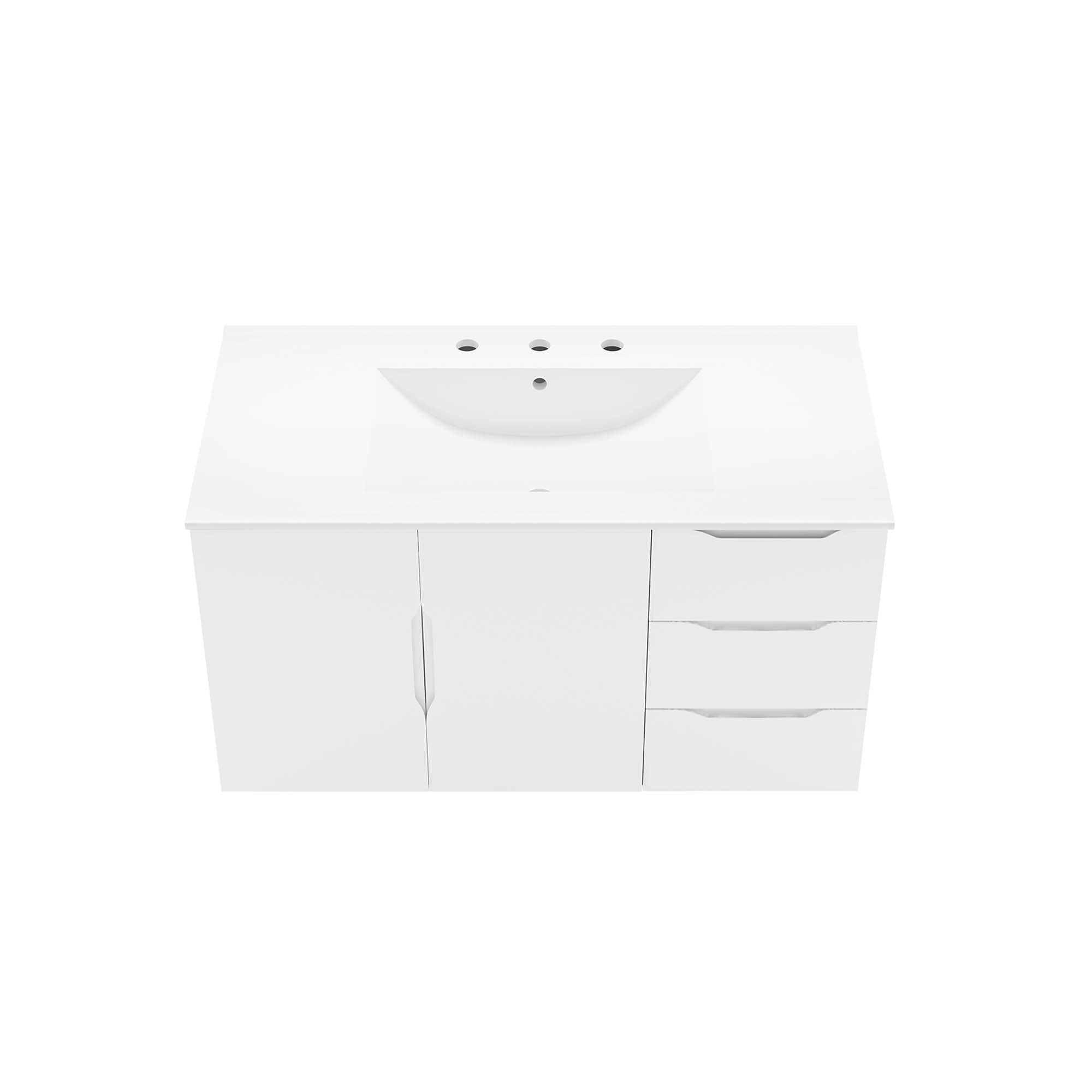 Vitality Bathroom Vanity Basin Included by Modway