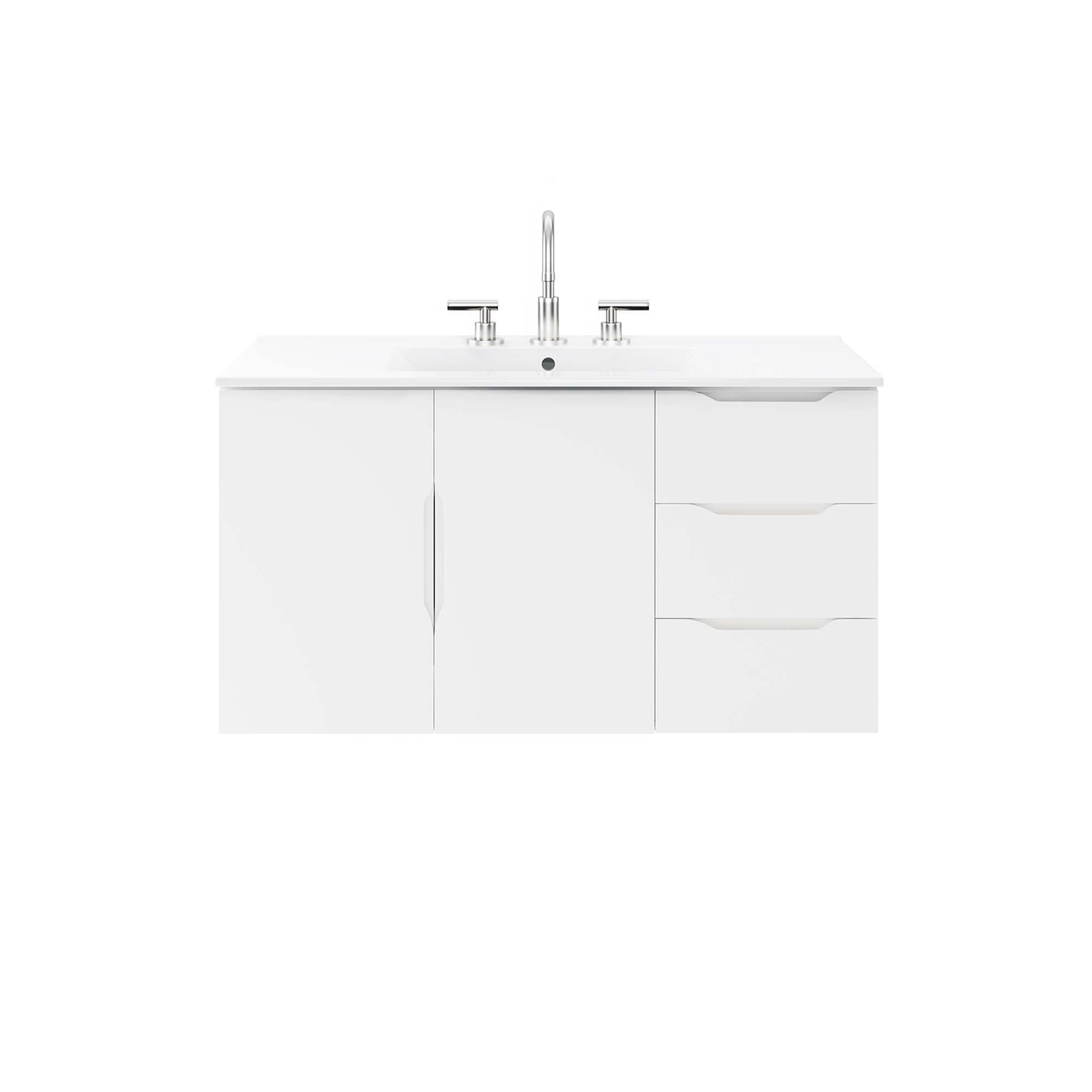 Vitality Bathroom Vanity Basin Included by Modway
