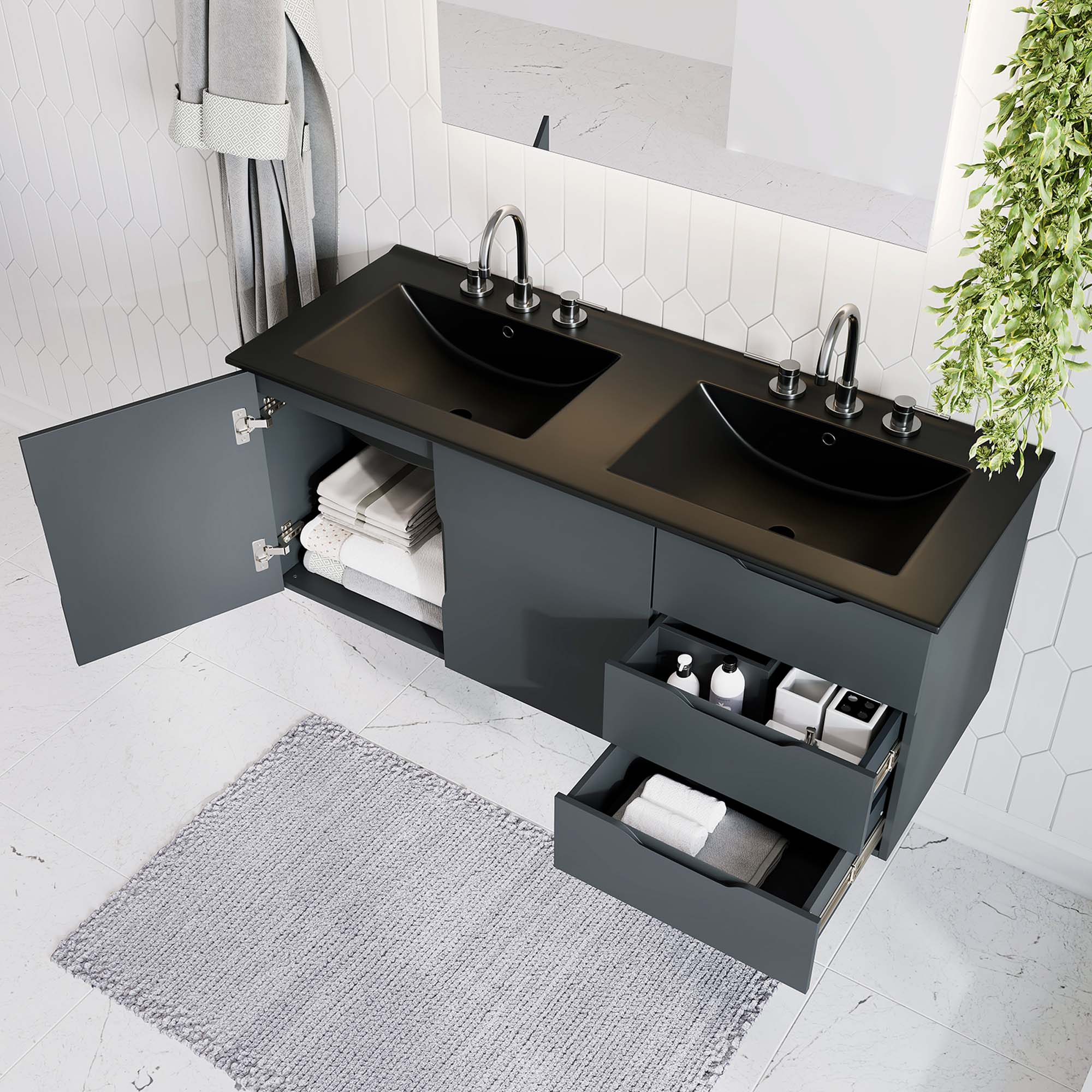 Vitality Bathroom Vanity Basin Included by Modway