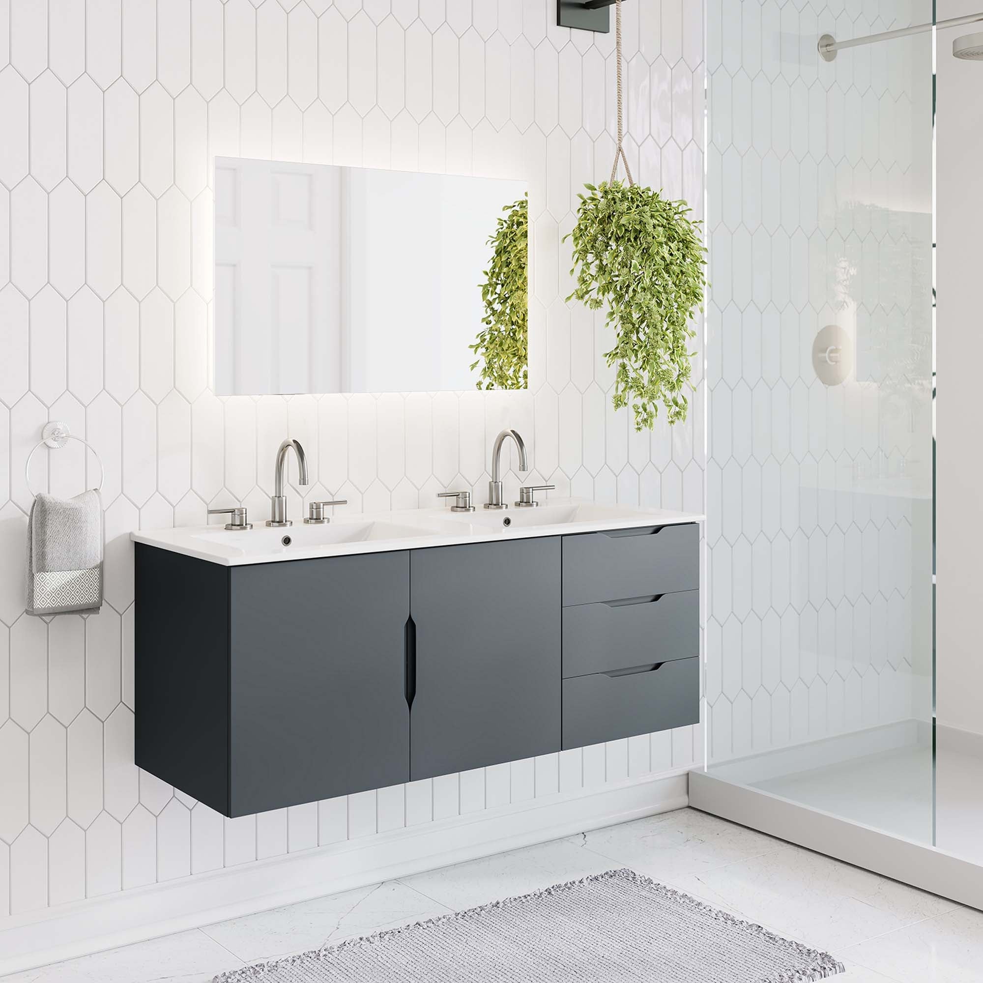 Vitality Bathroom Vanity Basin Included by Modway