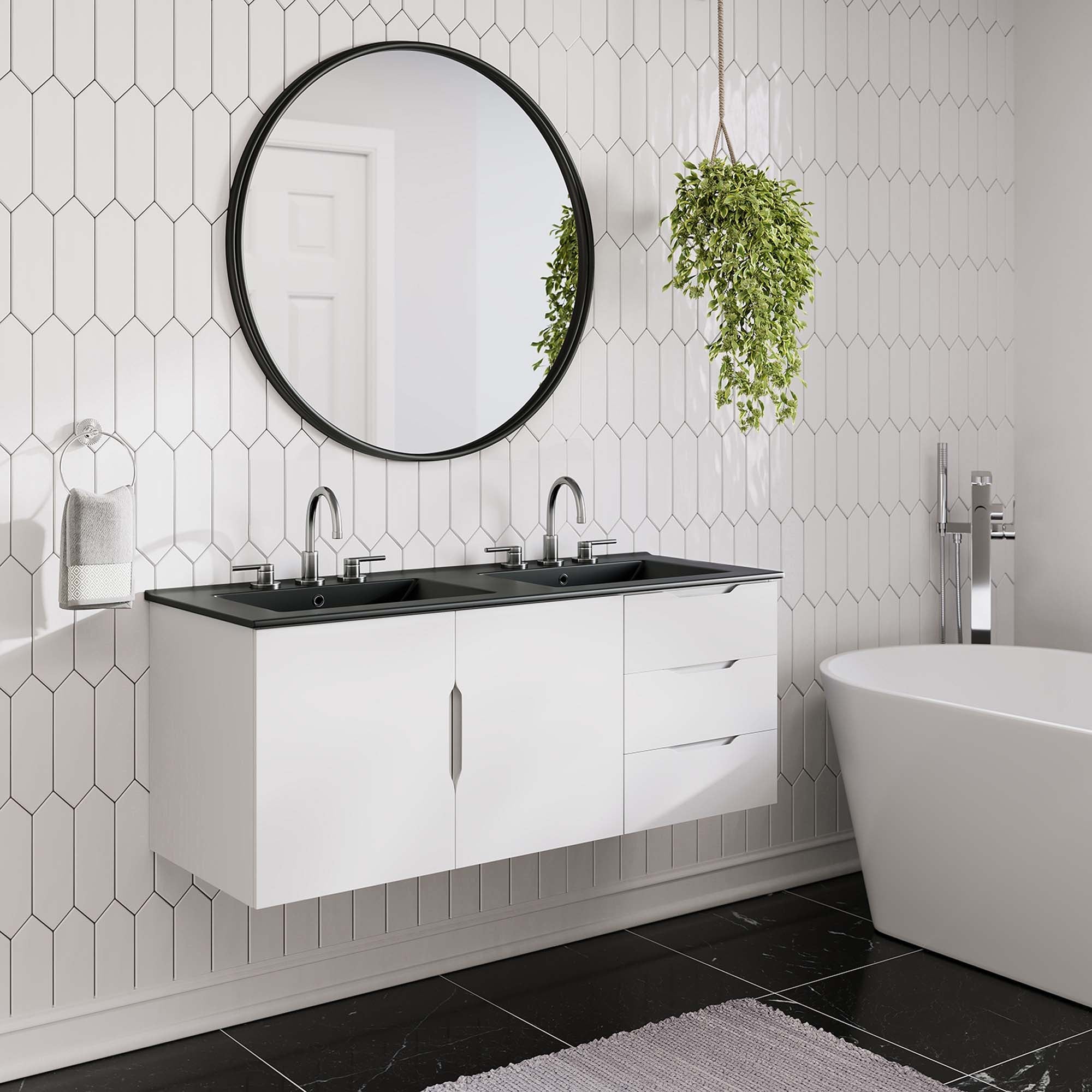 Vitality Bathroom Vanity Basin Included by Modway