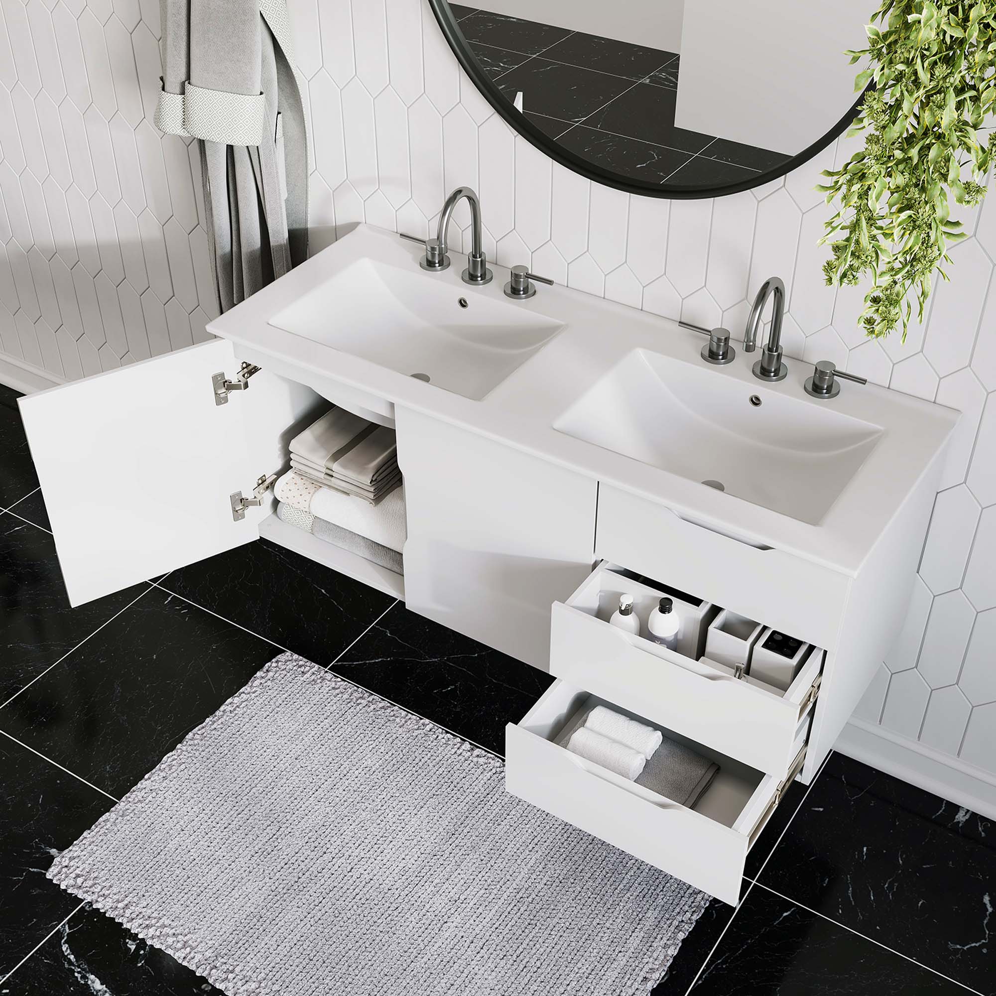 Vitality Bathroom Vanity Basin Included by Modway