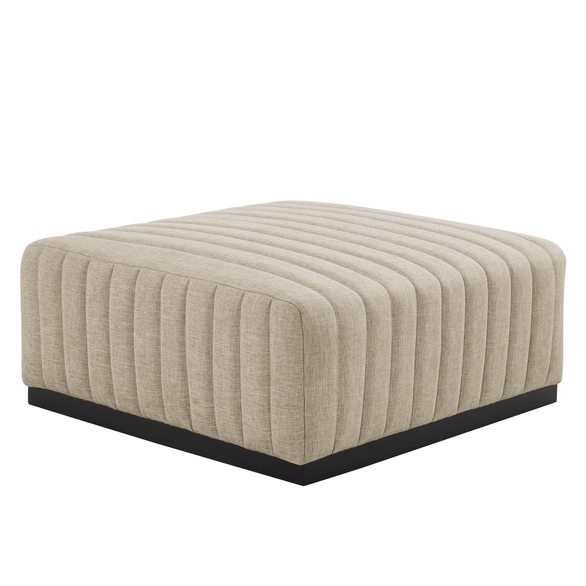 Conjure 5-Piece Channel Tufted Upholstered Fabric Sectional by Modway