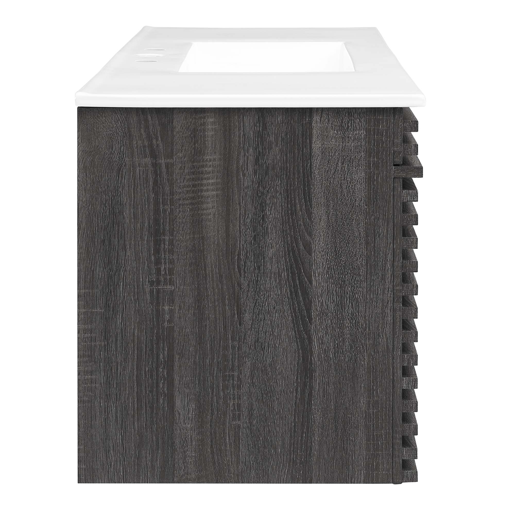 Render 48" Wall-Mount Bathroom Vanity Basin Included by Modway