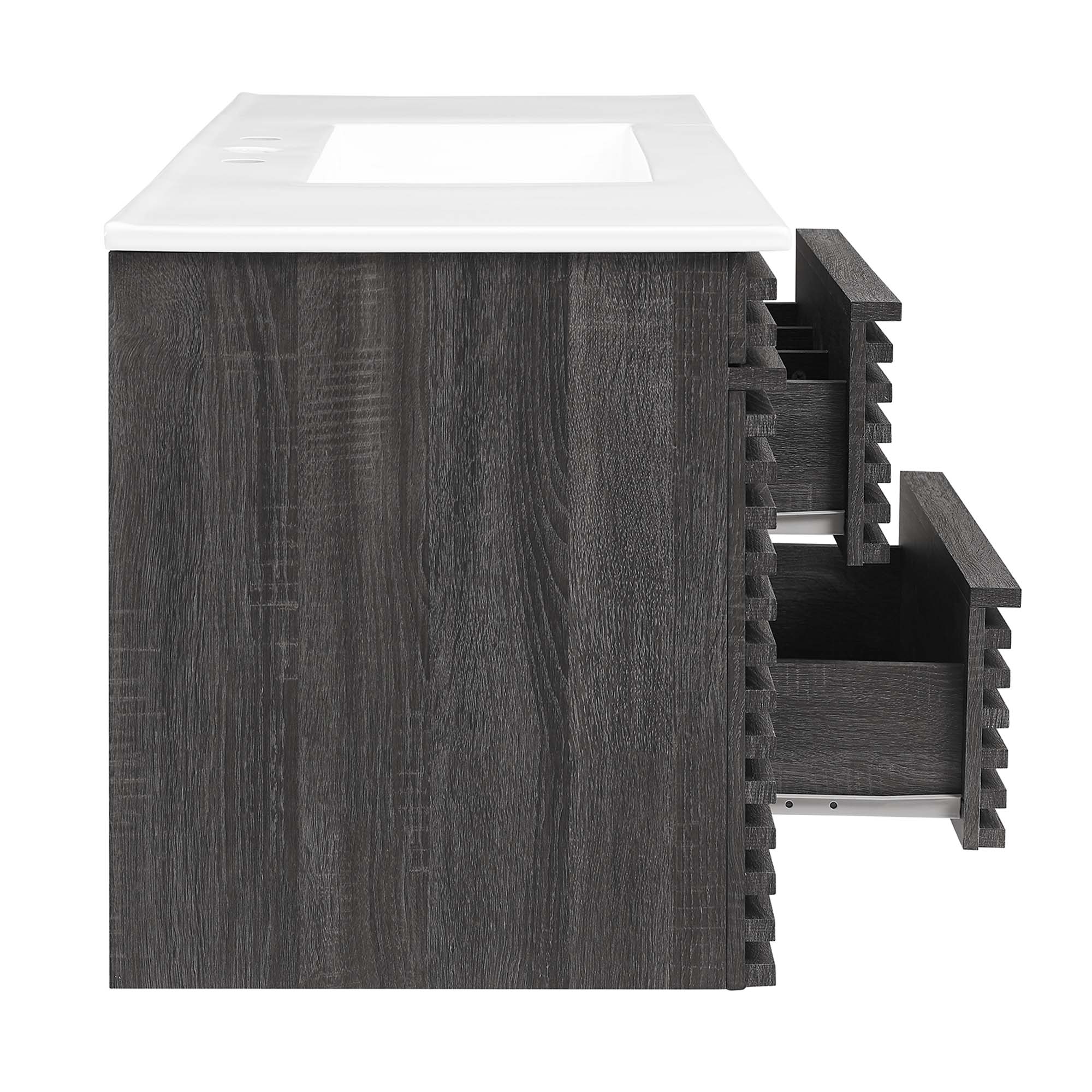 Render 48" Wall-Mount Bathroom Vanity Basin Included by Modway