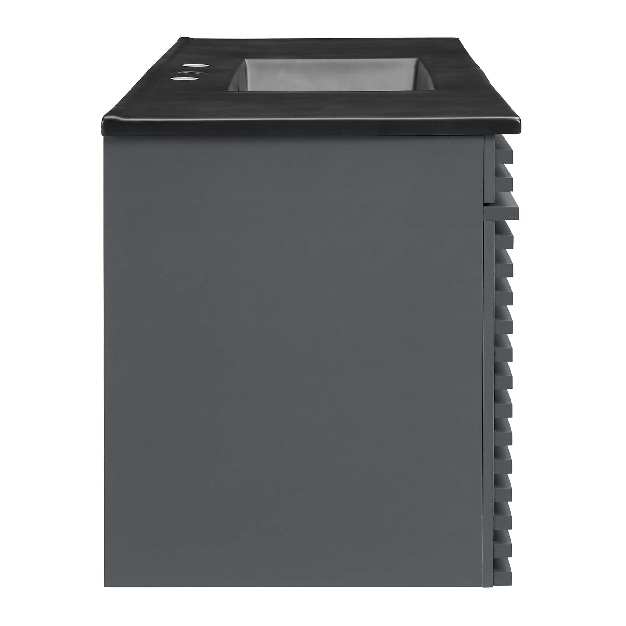 Render 48" Wall-Mount Bathroom Vanity Basin Included by Modway