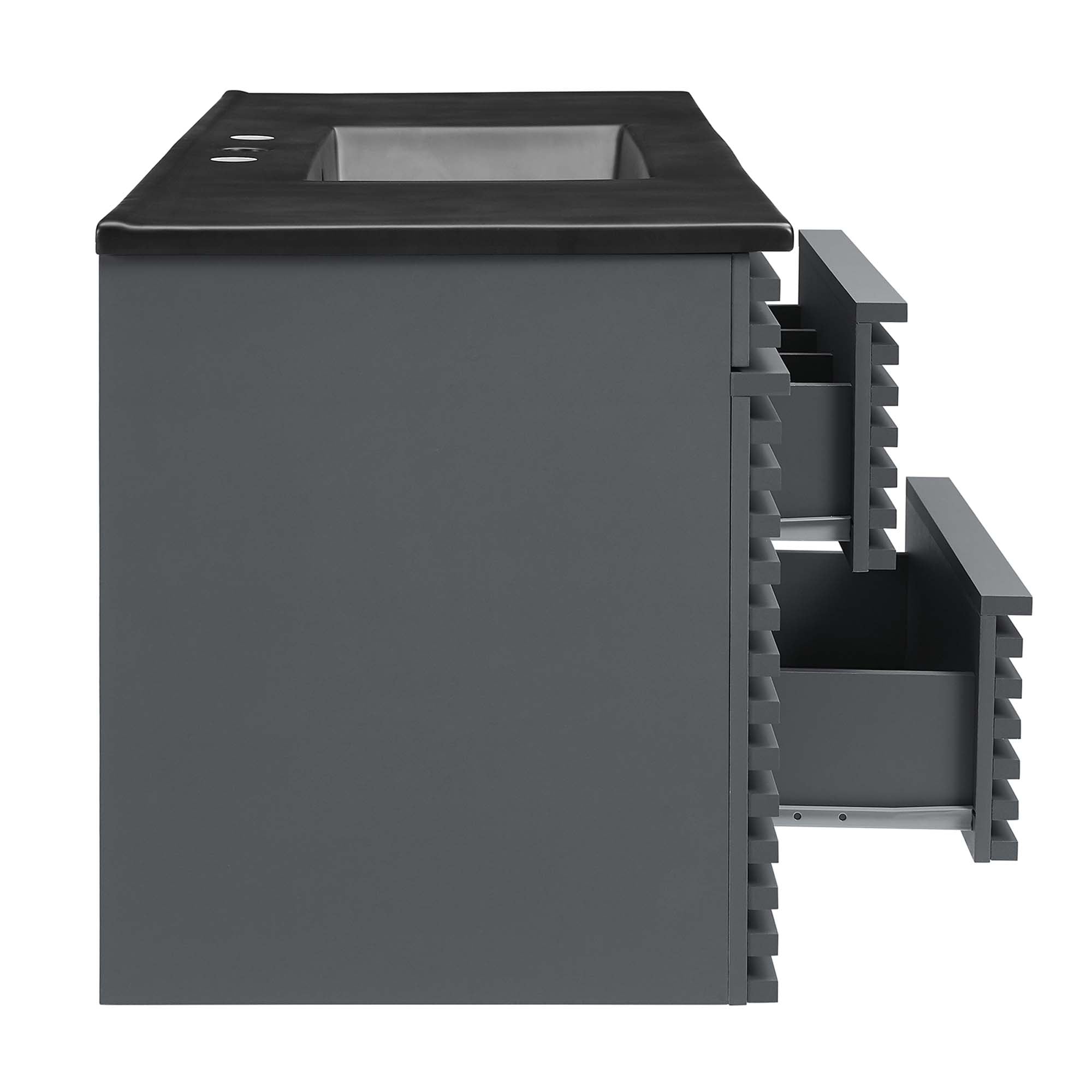 Render 48" Wall-Mount Bathroom Vanity Basin Included by Modway