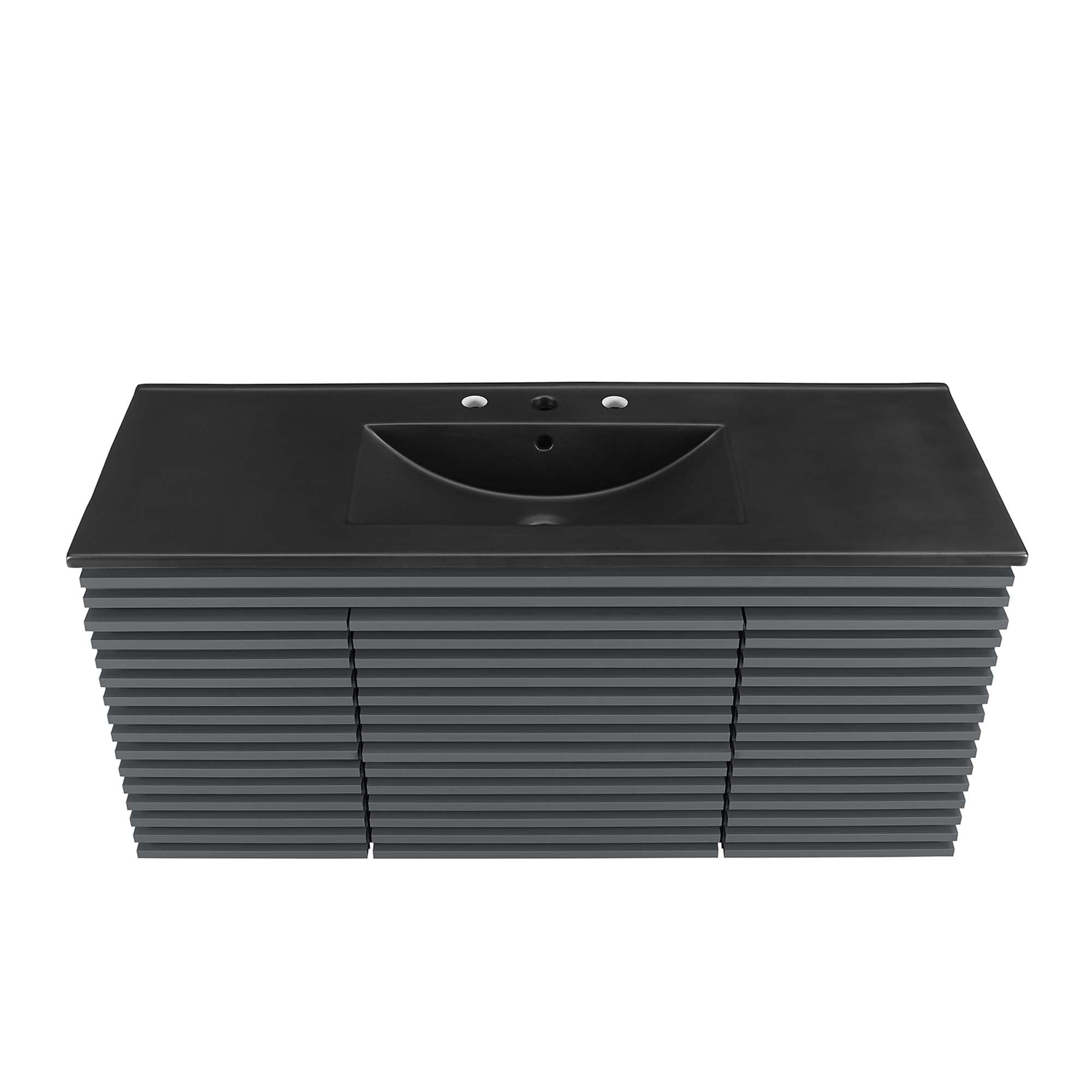 Render 48" Wall-Mount Bathroom Vanity Basin Included by Modway
