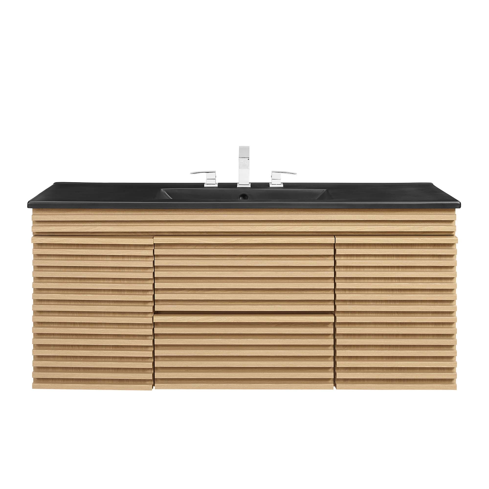 Render 48" Wall-Mount Bathroom Vanity Basin Included by Modway