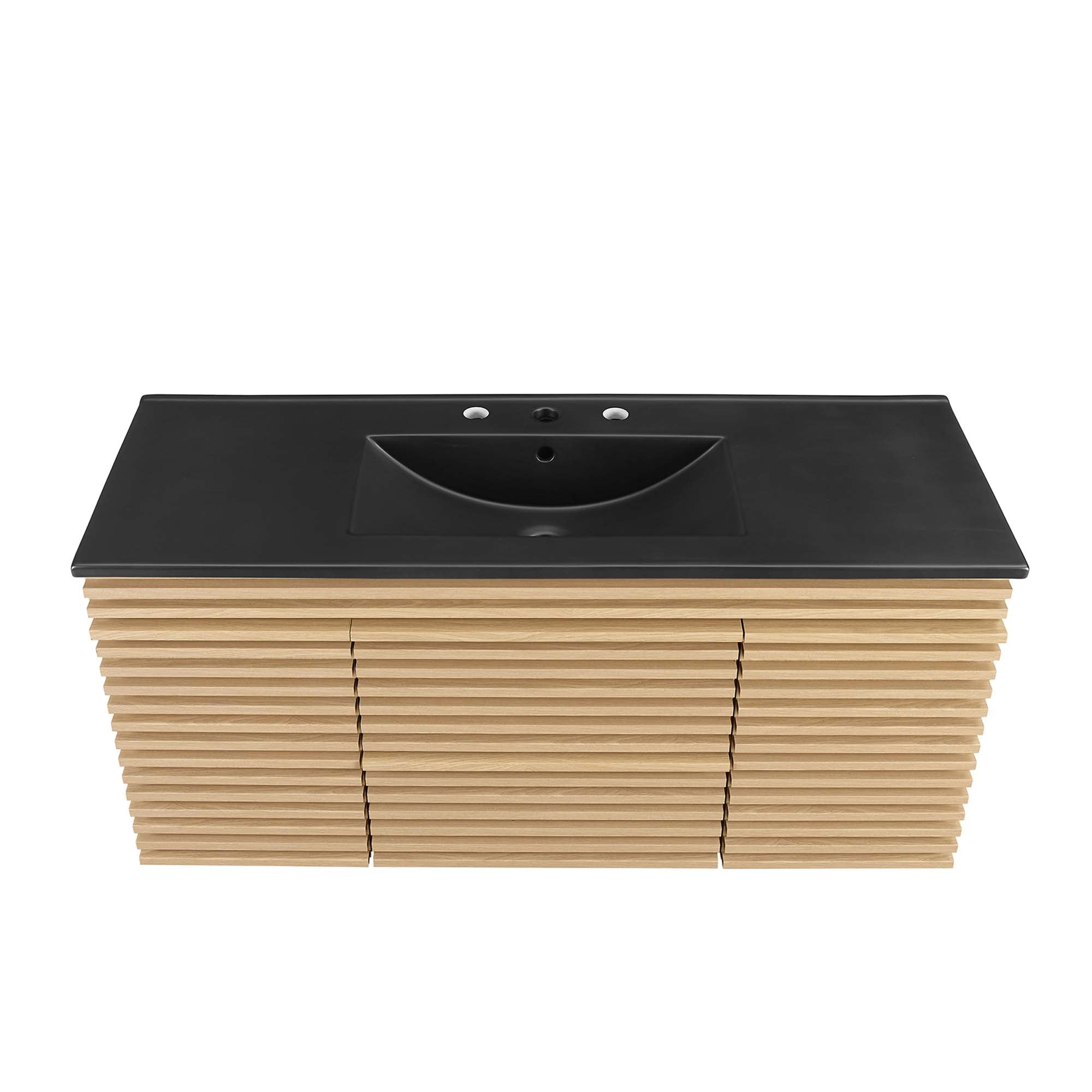 Render 48" Wall-Mount Bathroom Vanity Basin Included by Modway