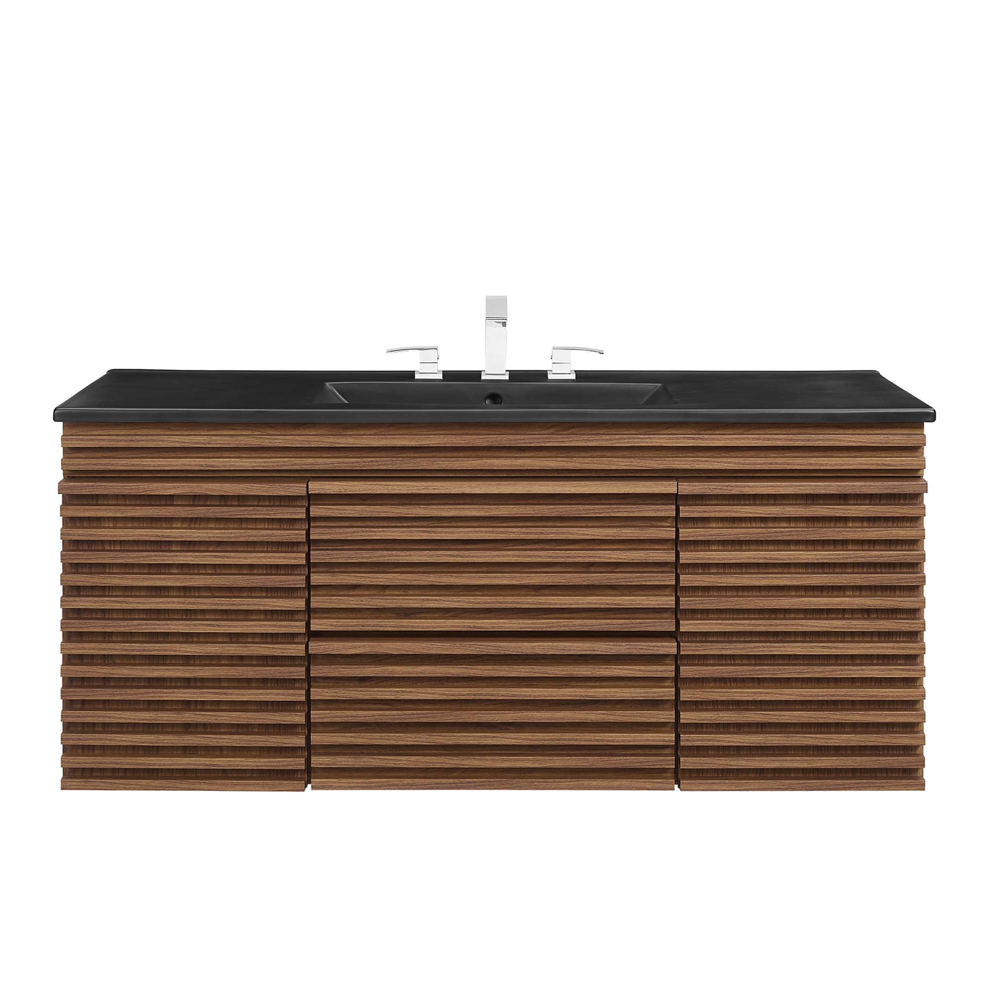 Render 48" Wall-Mount Bathroom Vanity Basin Included by Modway