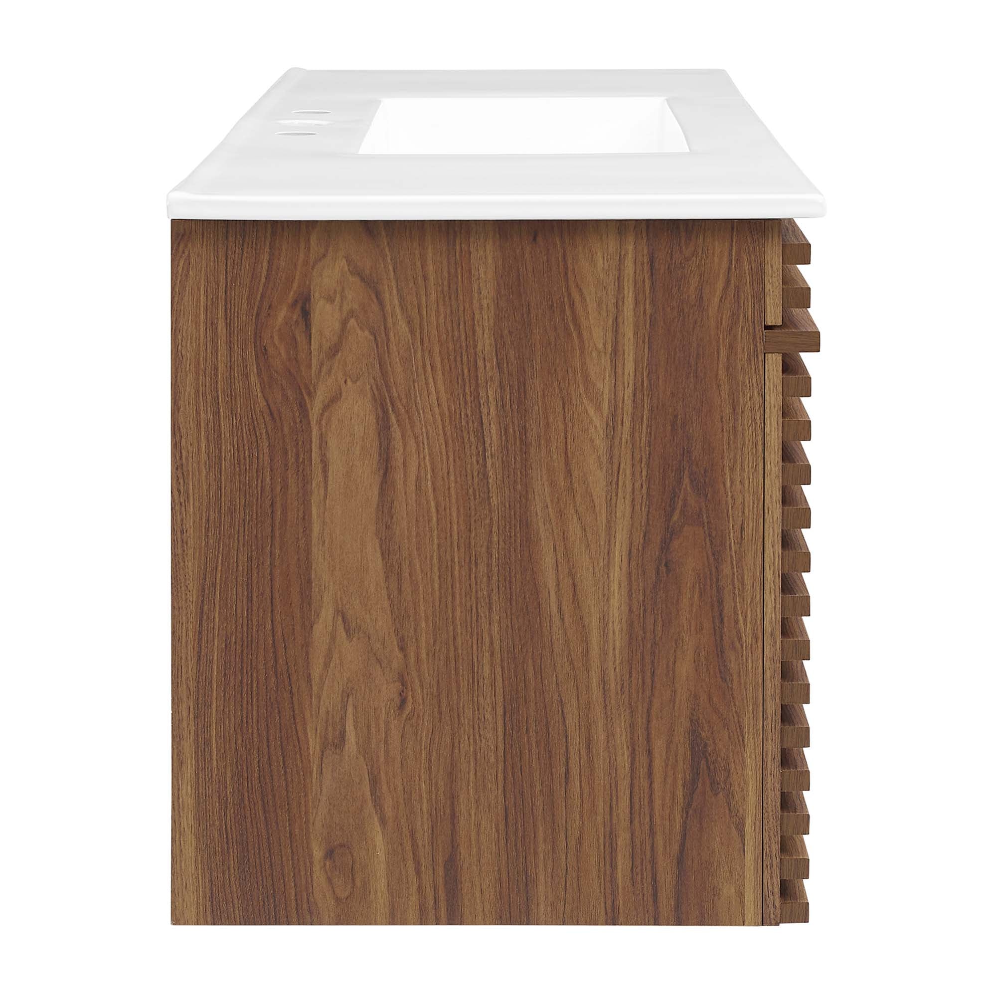 Render 48" Wall-Mount Bathroom Vanity Basin Included by Modway