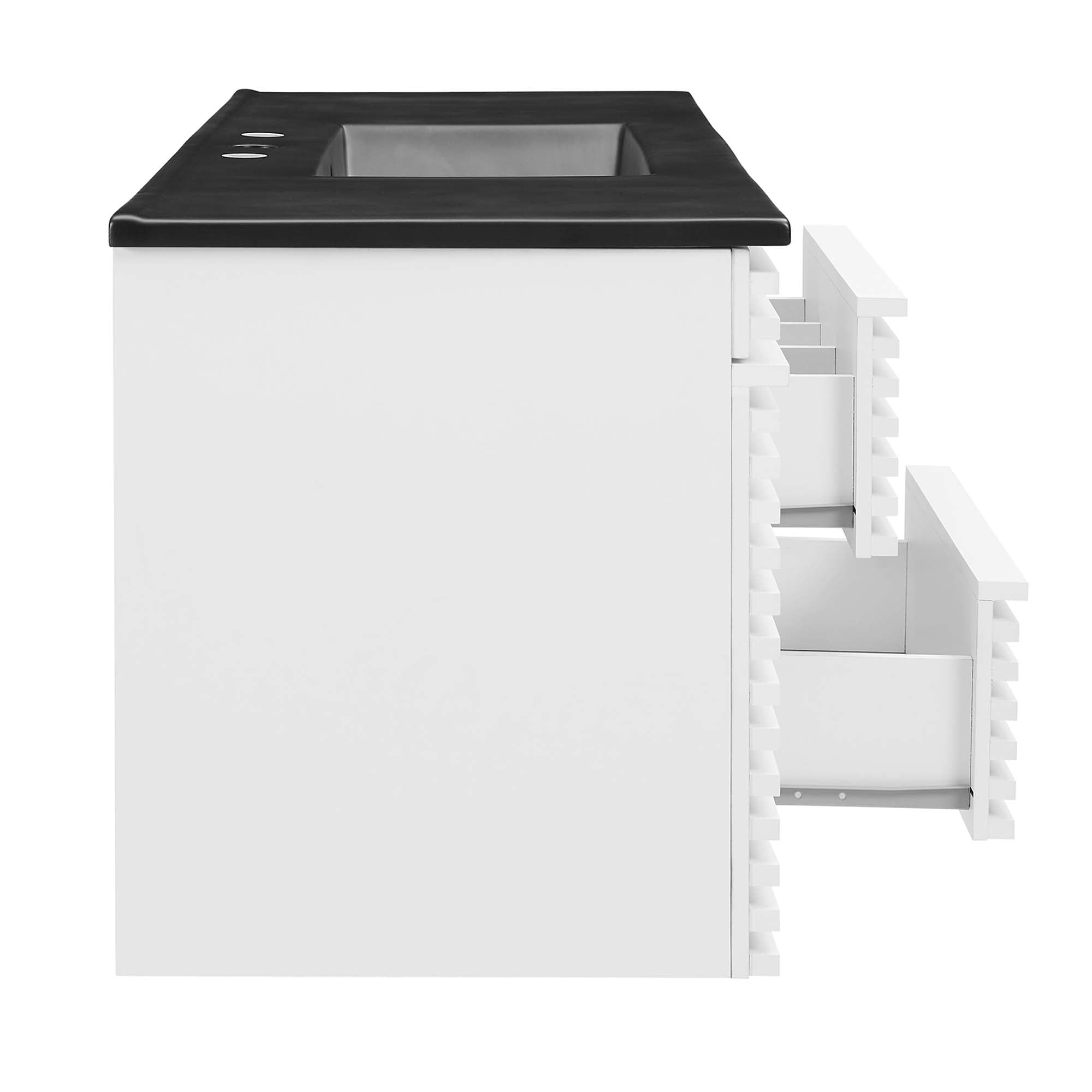 Render 48" Wall-Mount Bathroom Vanity Basin Included by Modway
