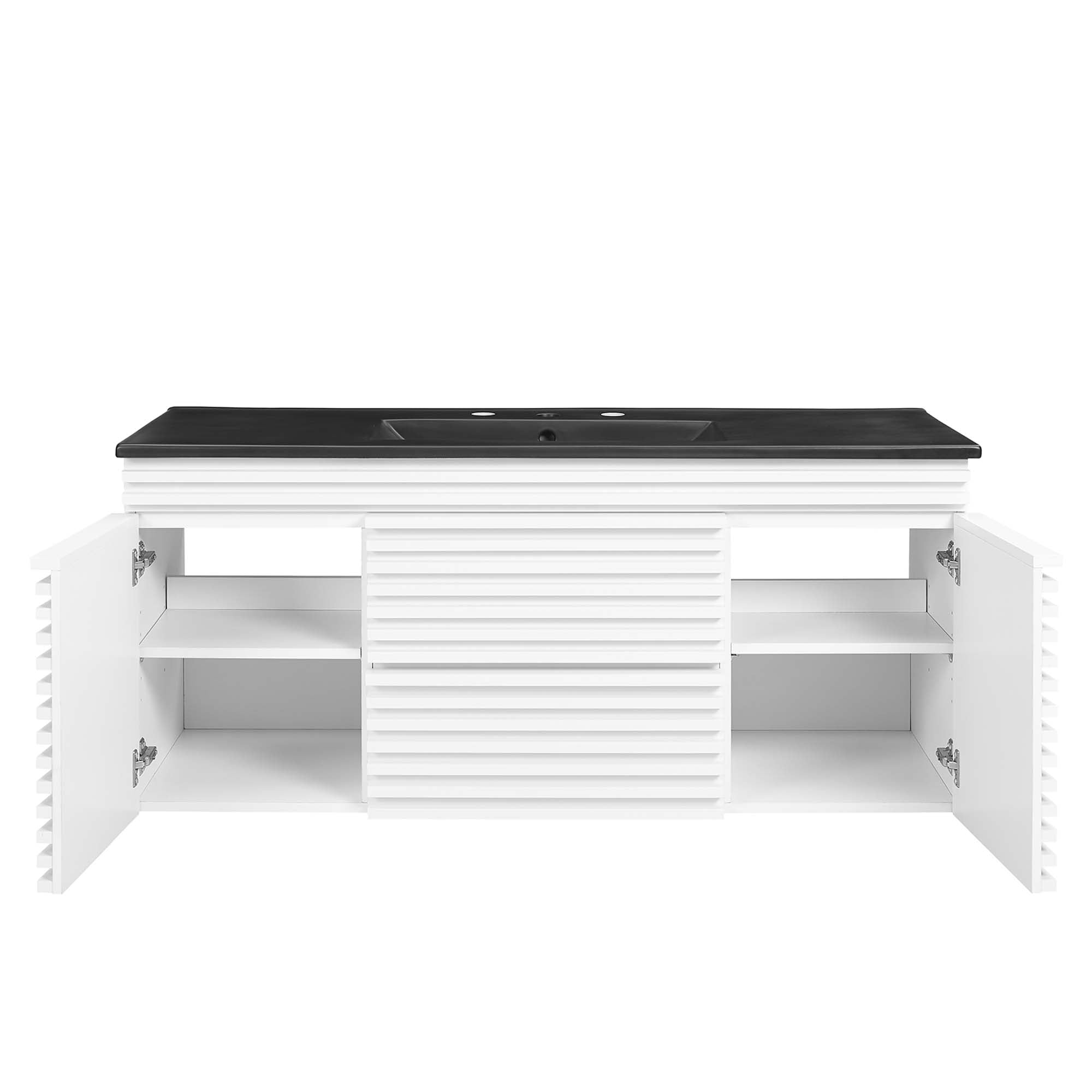 Render 48" Wall-Mount Bathroom Vanity Basin Included by Modway