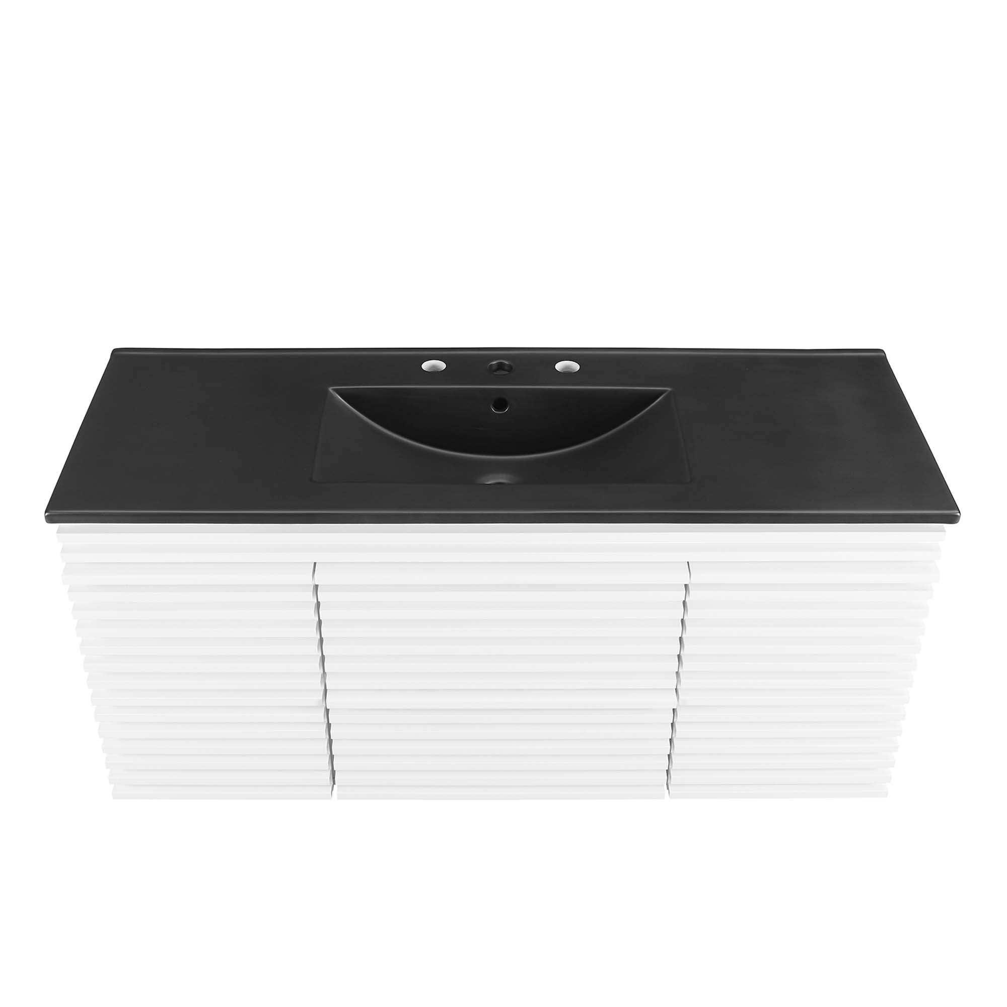 Render 48" Wall-Mount Bathroom Vanity Basin Included by Modway