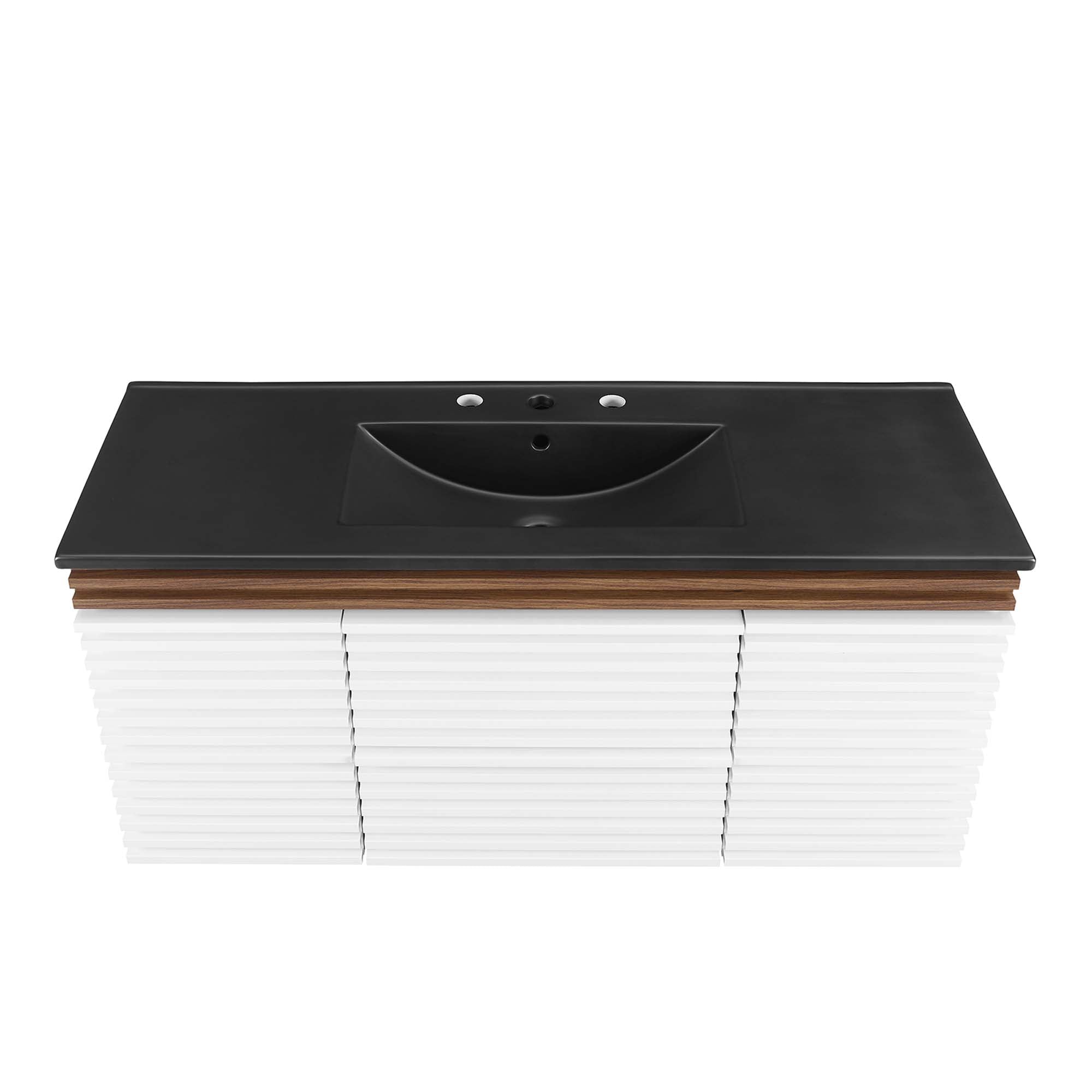 Render 48" Wall-Mount Bathroom Vanity Basin Included by Modway