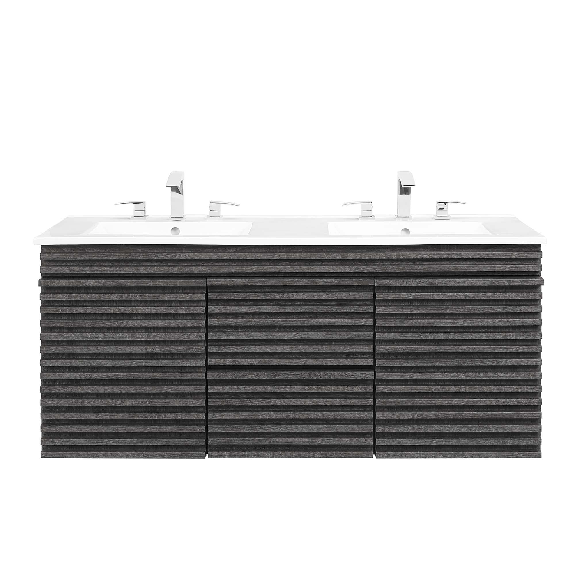 Render 48" Wall-Mount Bathroom Vanity Basin Included by Modway