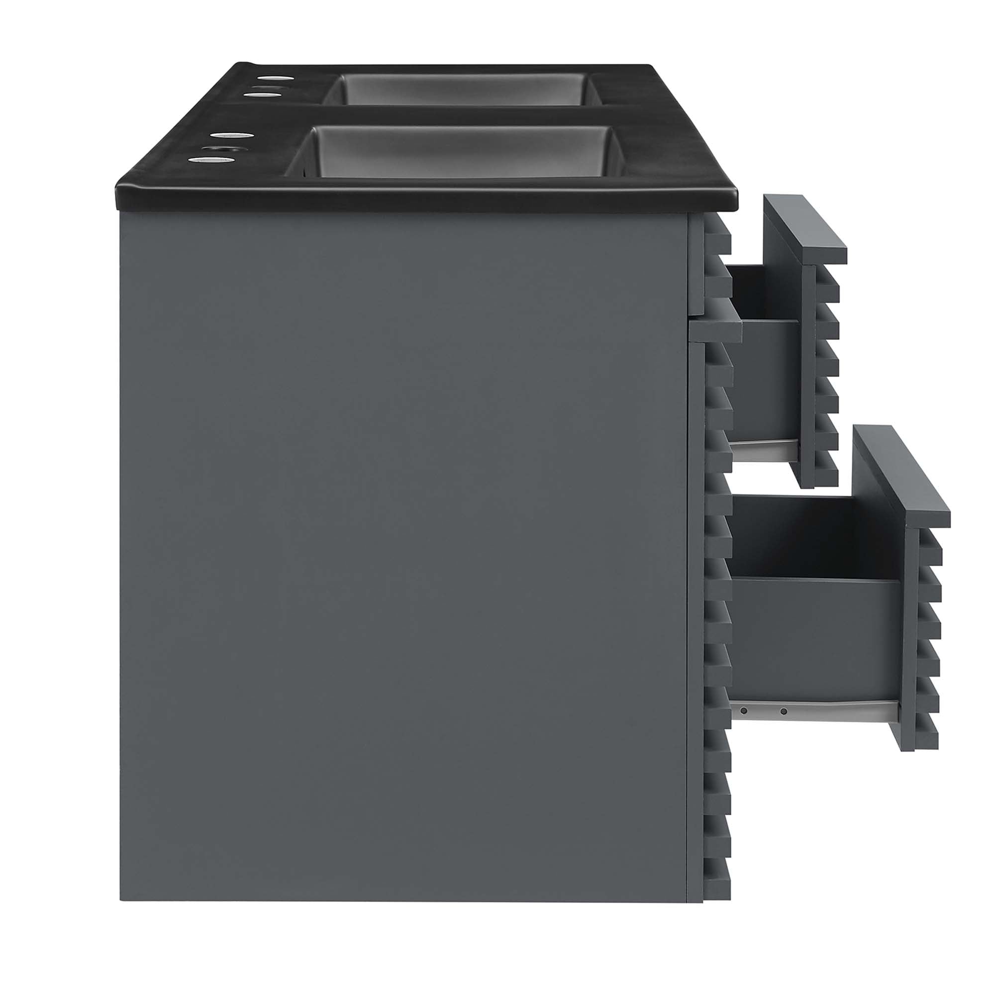 Render 48" Wall-Mount Bathroom Vanity Basin Included by Modway
