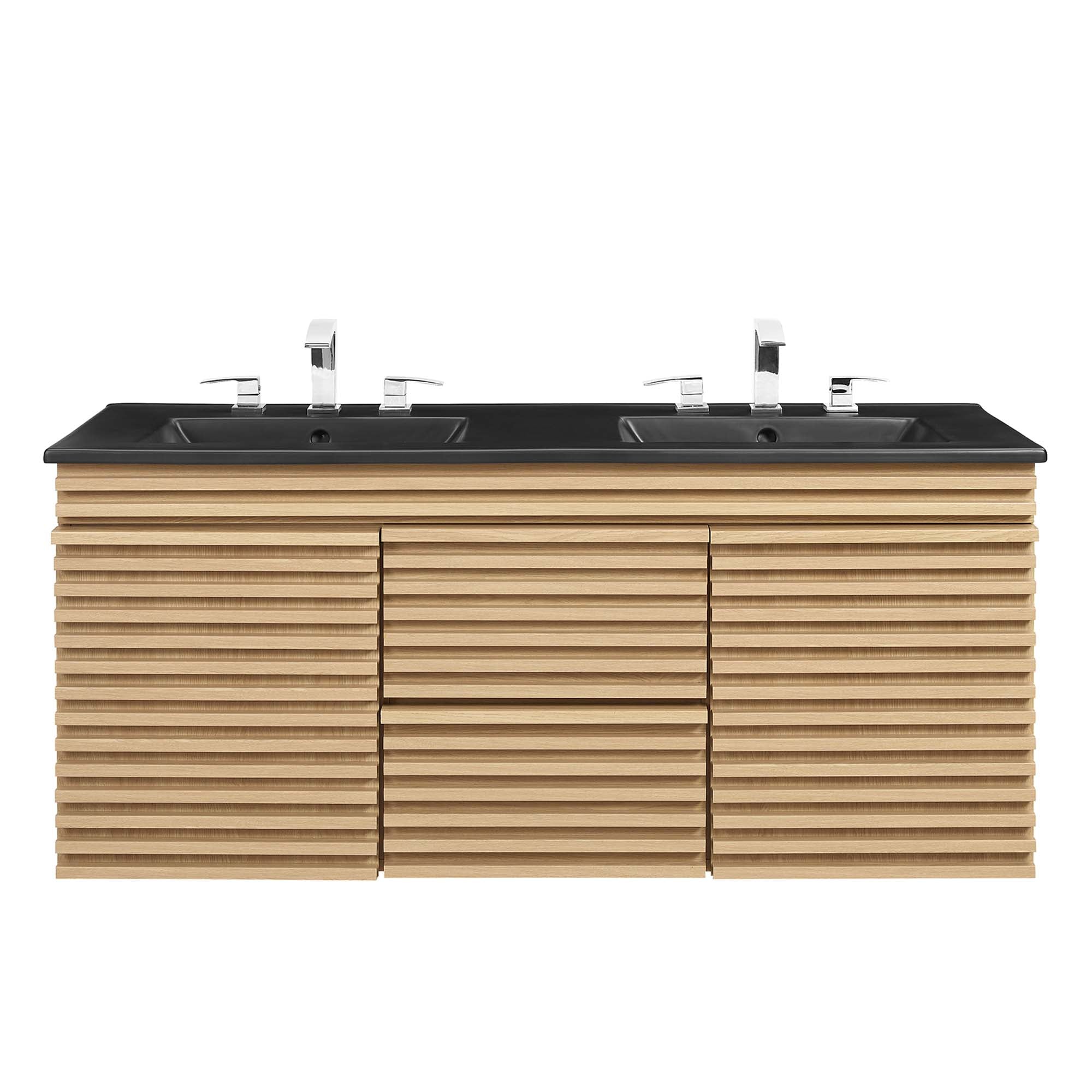 Render 48" Wall-Mount Bathroom Vanity Basin Included by Modway