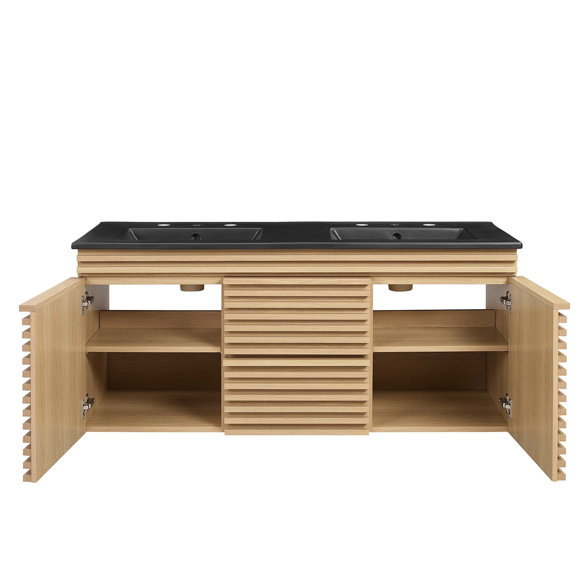 Render 48" Wall-Mount Bathroom Vanity Basin Included by Modway