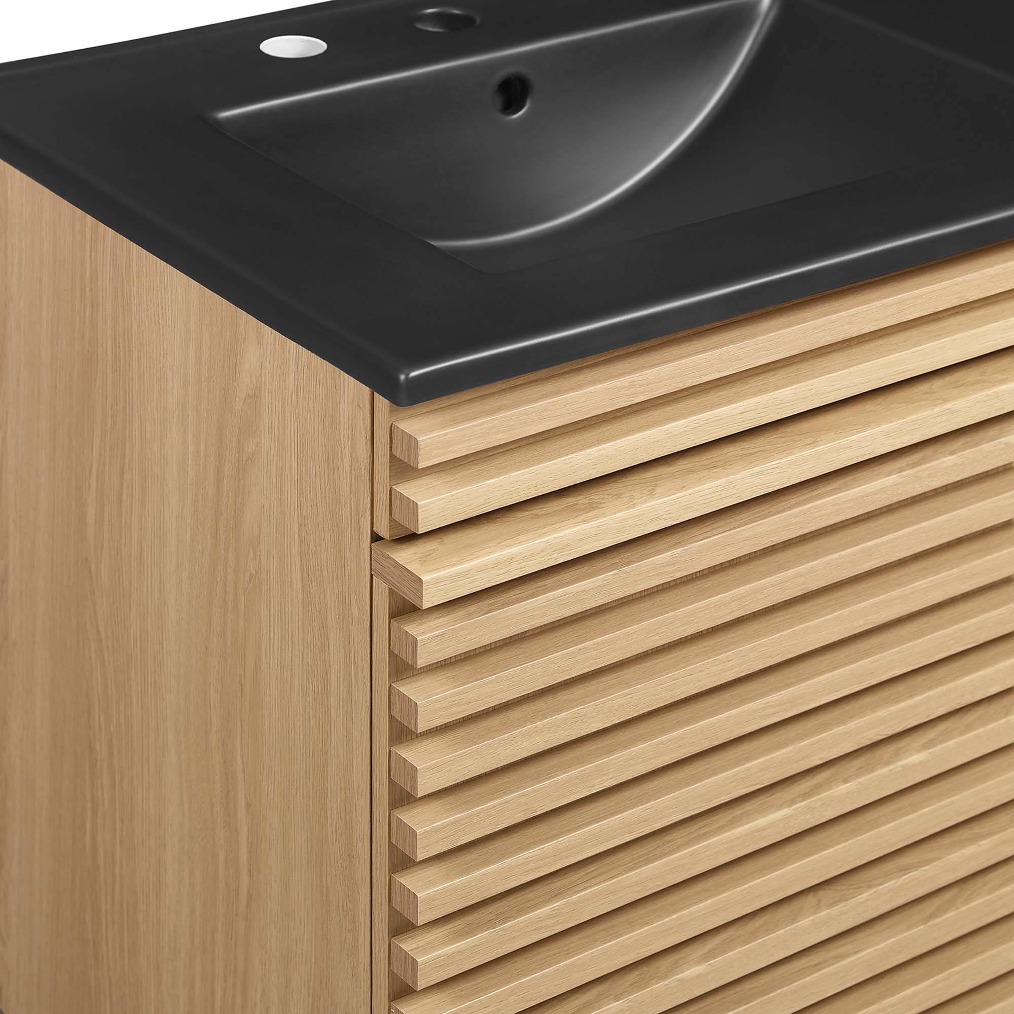 Render 48" Wall-Mount Bathroom Vanity Basin Included by Modway