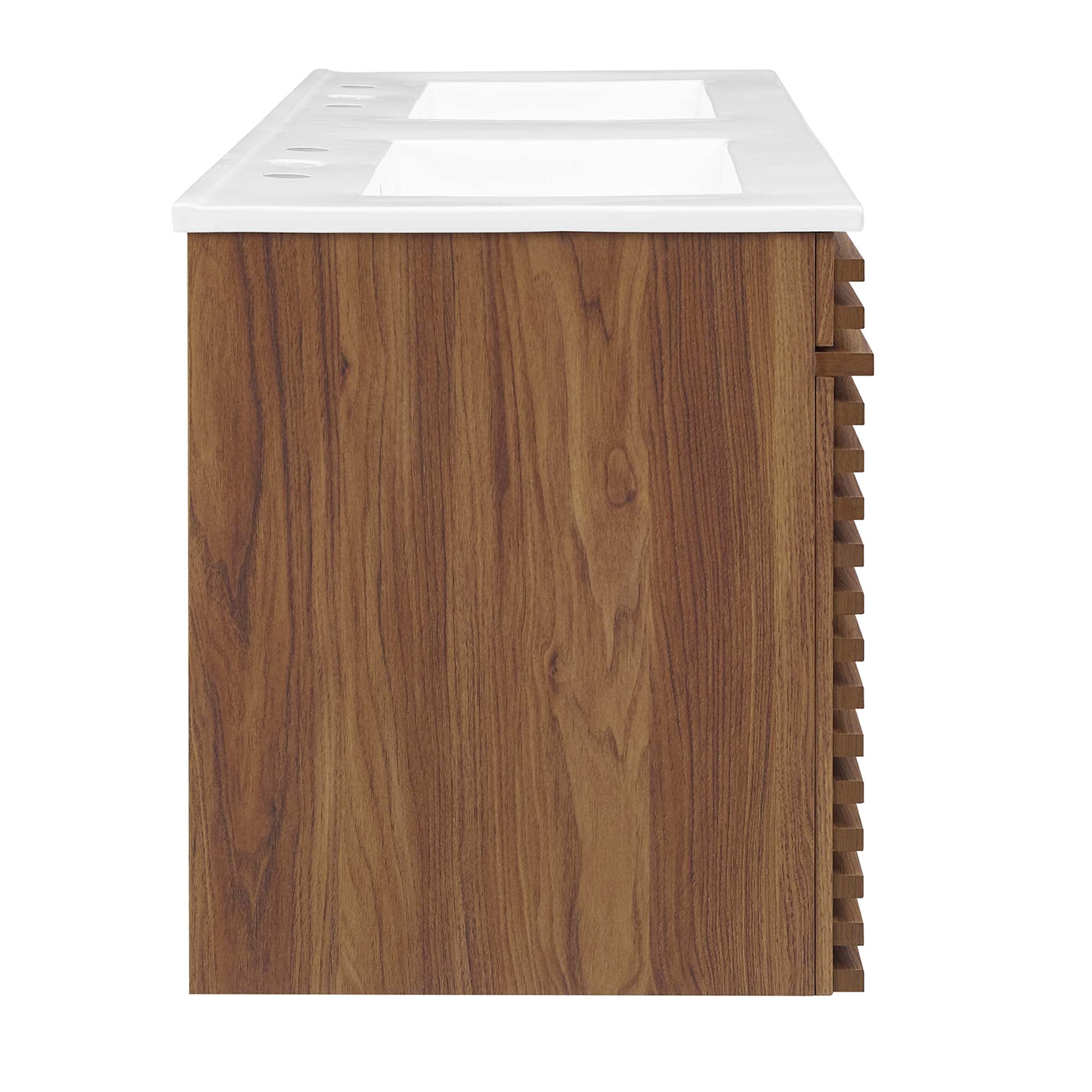 Render 48" Wall-Mount Bathroom Vanity Basin Included by Modway