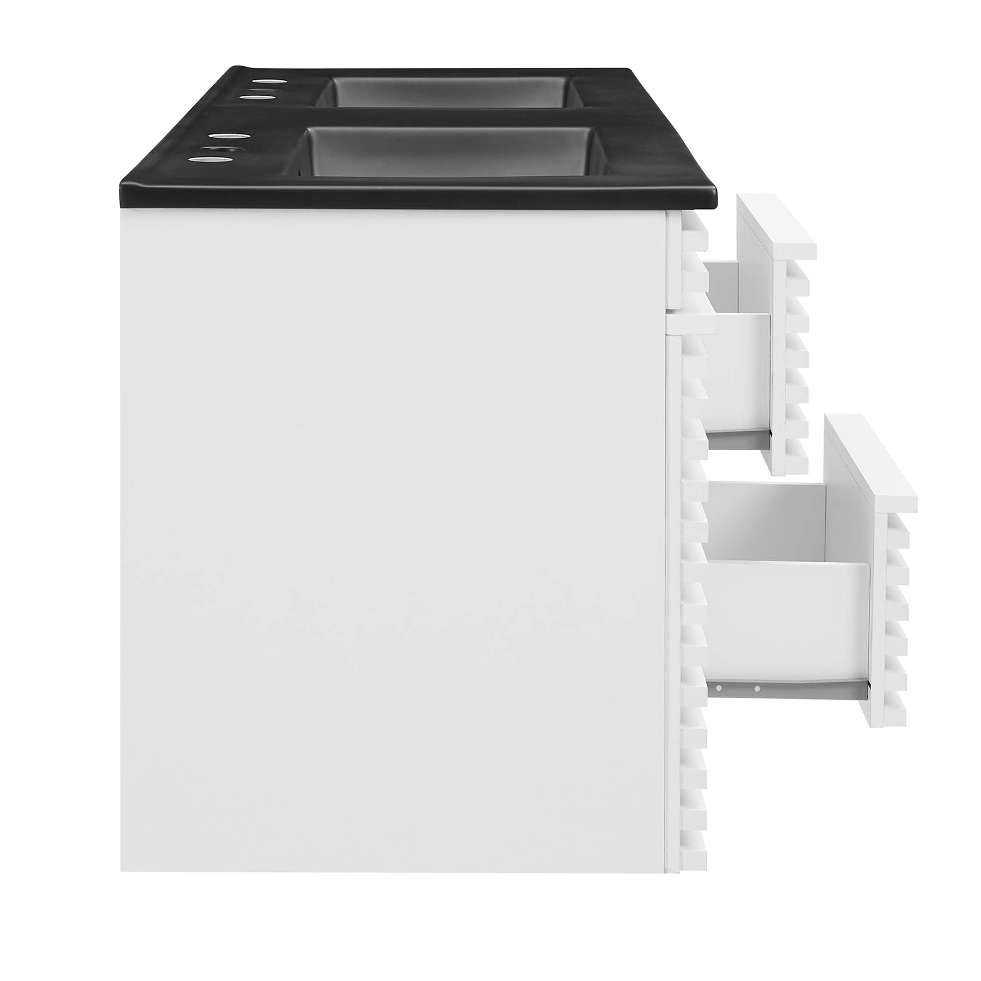 Render 48" Wall-Mount Bathroom Vanity Basin Included by Modway