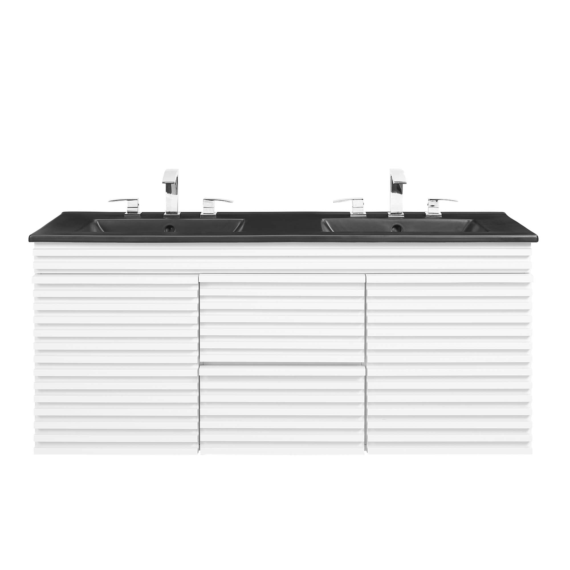 Render 48" Wall-Mount Bathroom Vanity Basin Included by Modway