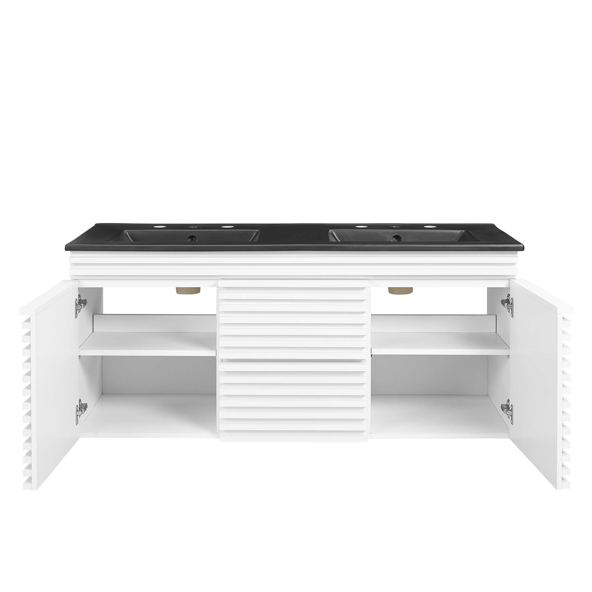 Render 48" Wall-Mount Bathroom Vanity Basin Included by Modway