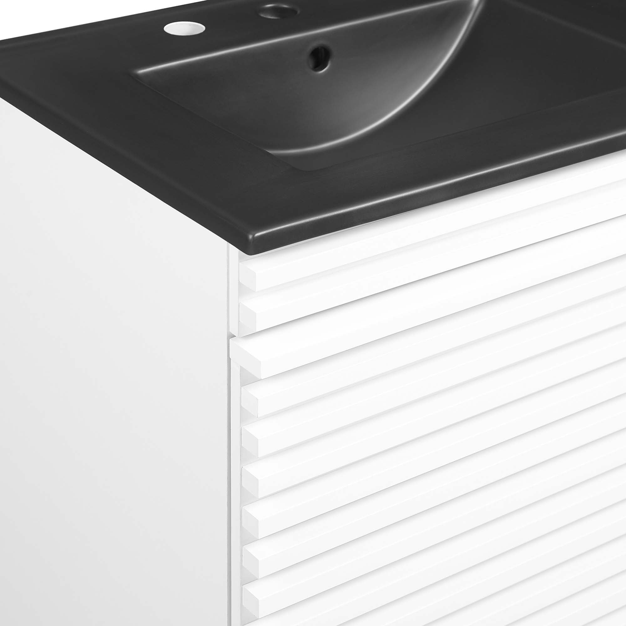 Render 48" Wall-Mount Bathroom Vanity Basin Included by Modway