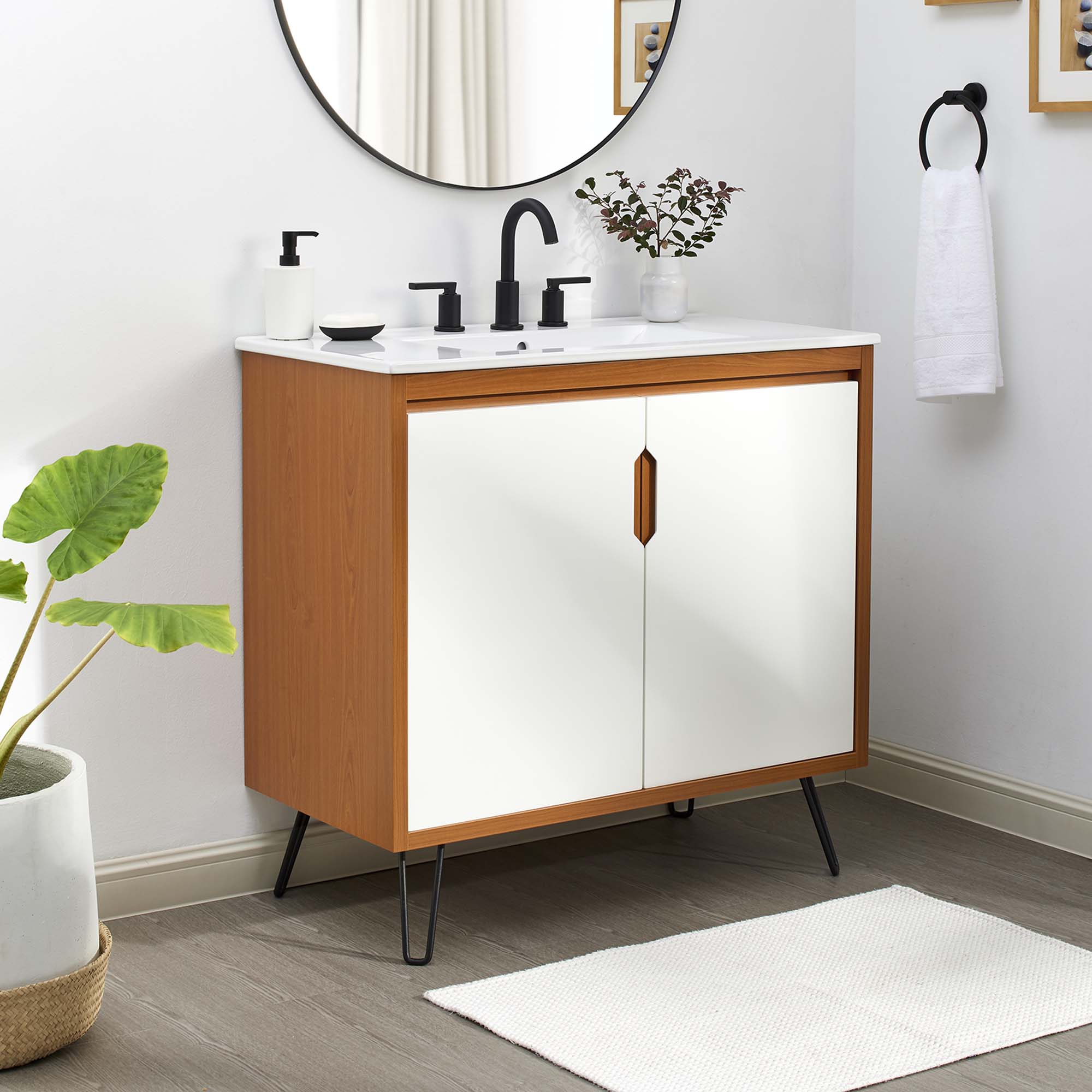 Energize Bathroom Vanity Basin Included by Modway