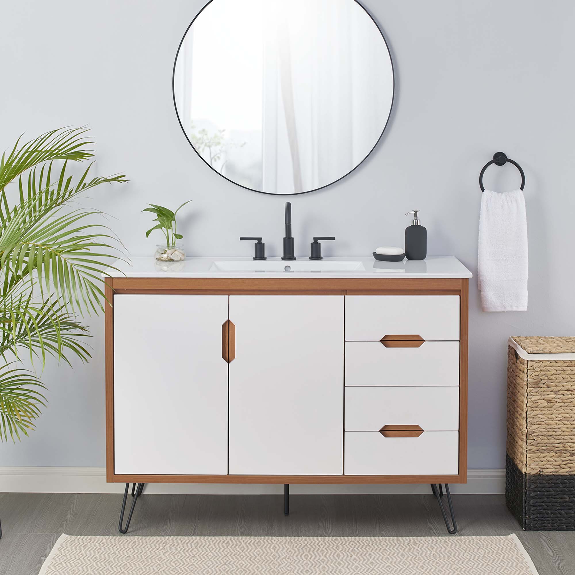 Energize Bathroom Vanity Basin Included by Modway