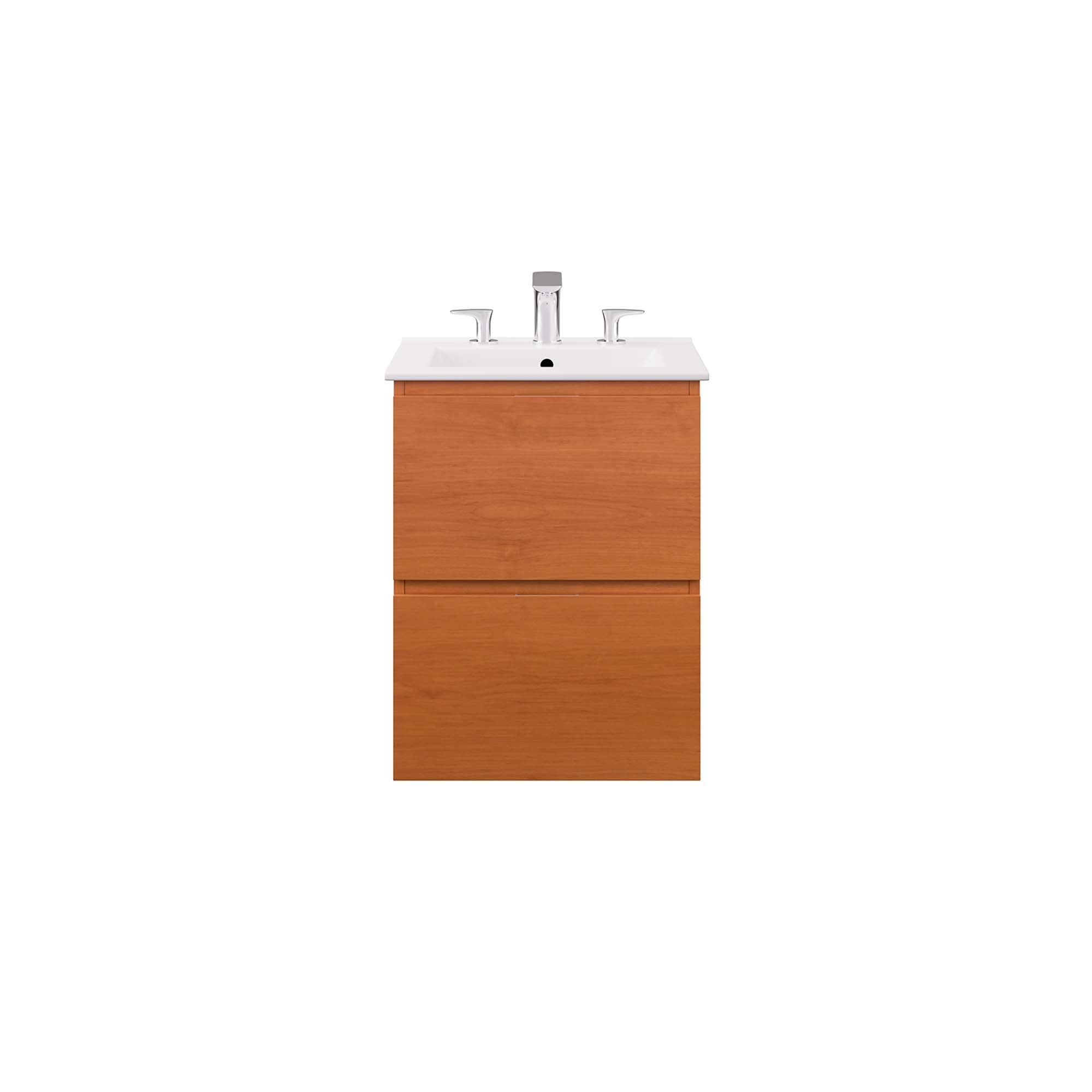 Scenic Wall-Mount Bathroom Vanity Basin Included by Modway