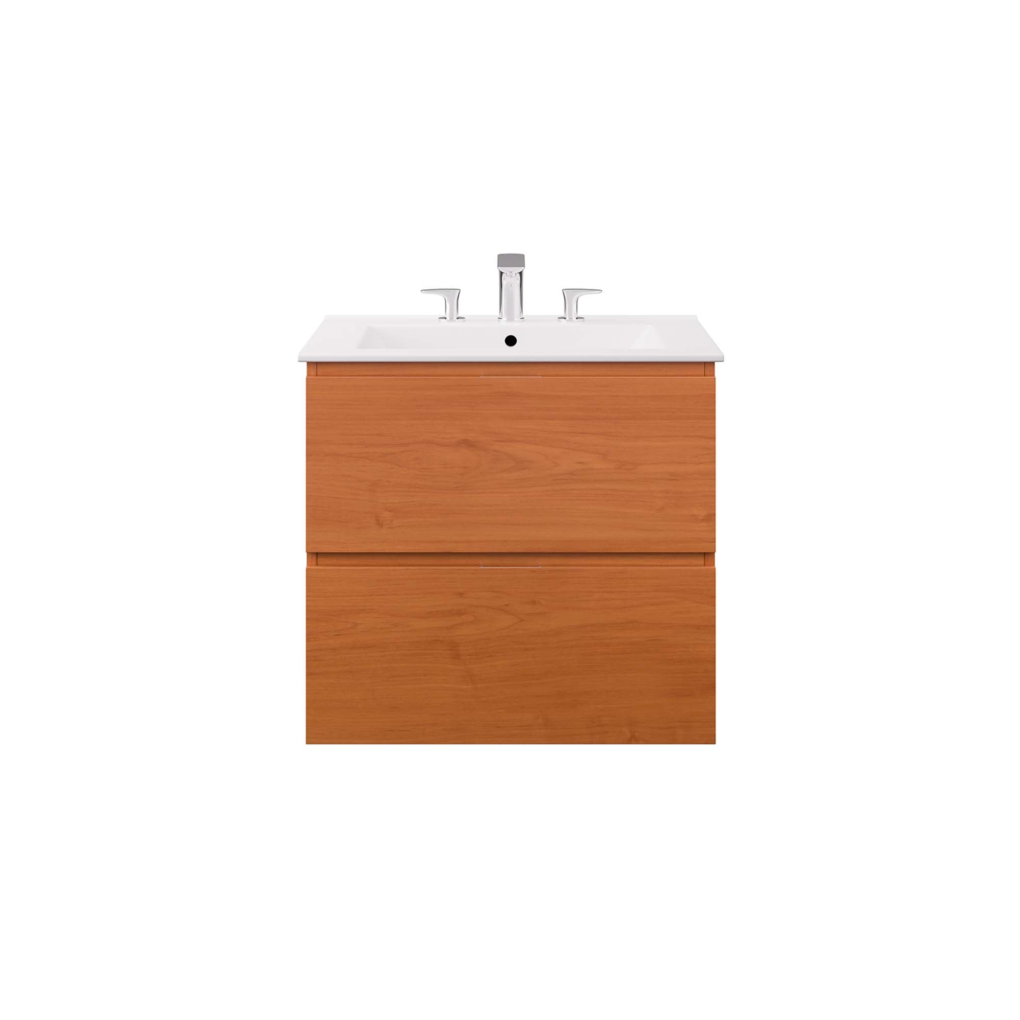 Scenic Wall-Mount Bathroom Vanity Basin Included by Modway