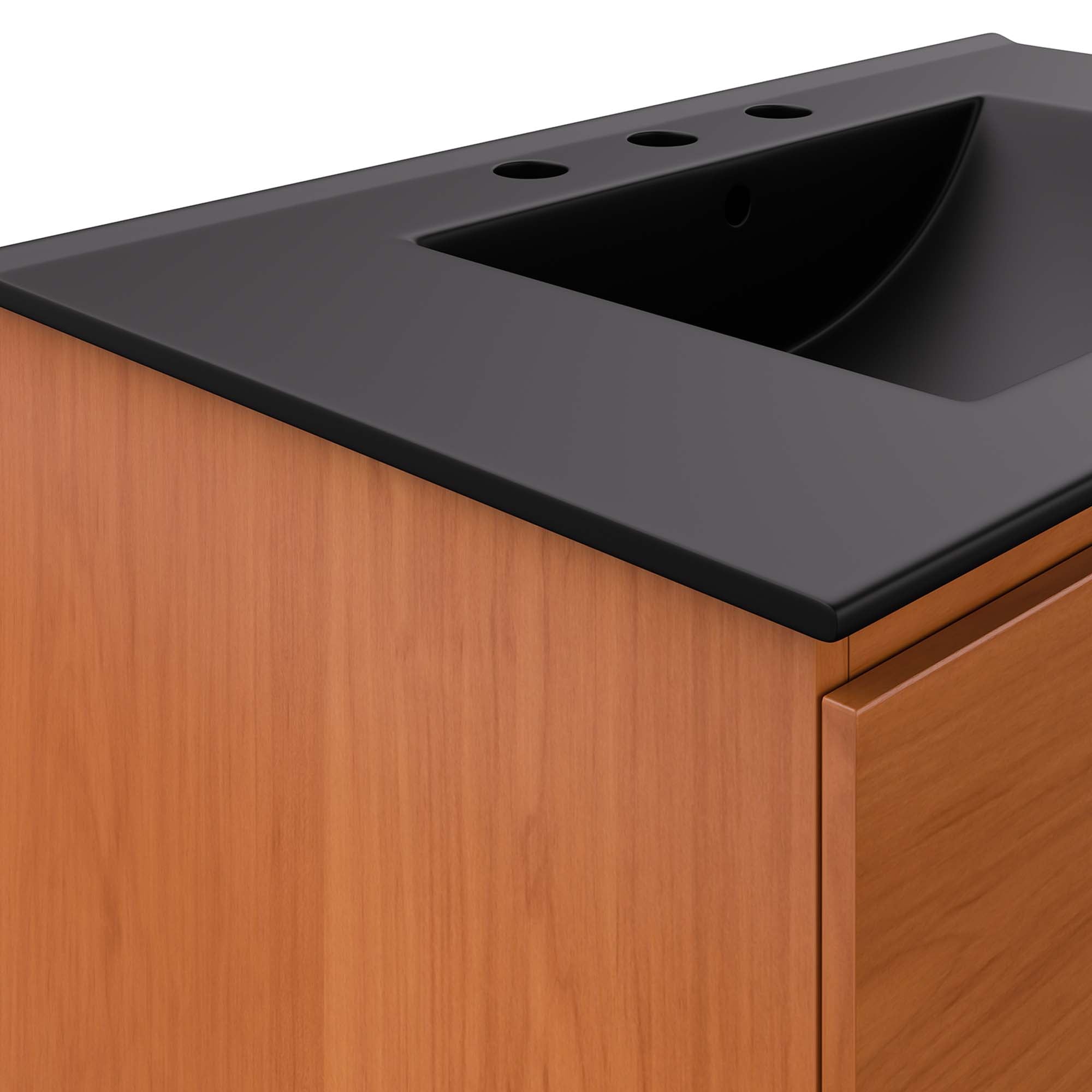 Scenic Wall-Mount Bathroom Vanity Basin Included by Modway